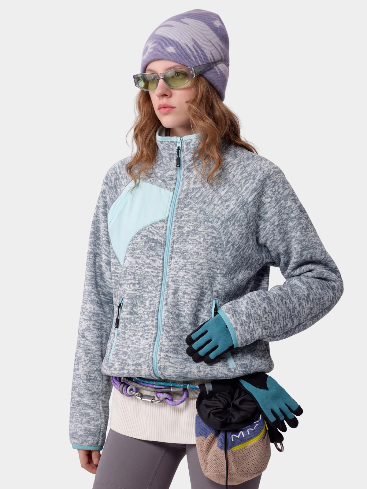 EdgeGlide - Unisex Wrinkle-Resistant Lightweight Thermal Fleece Jacket
