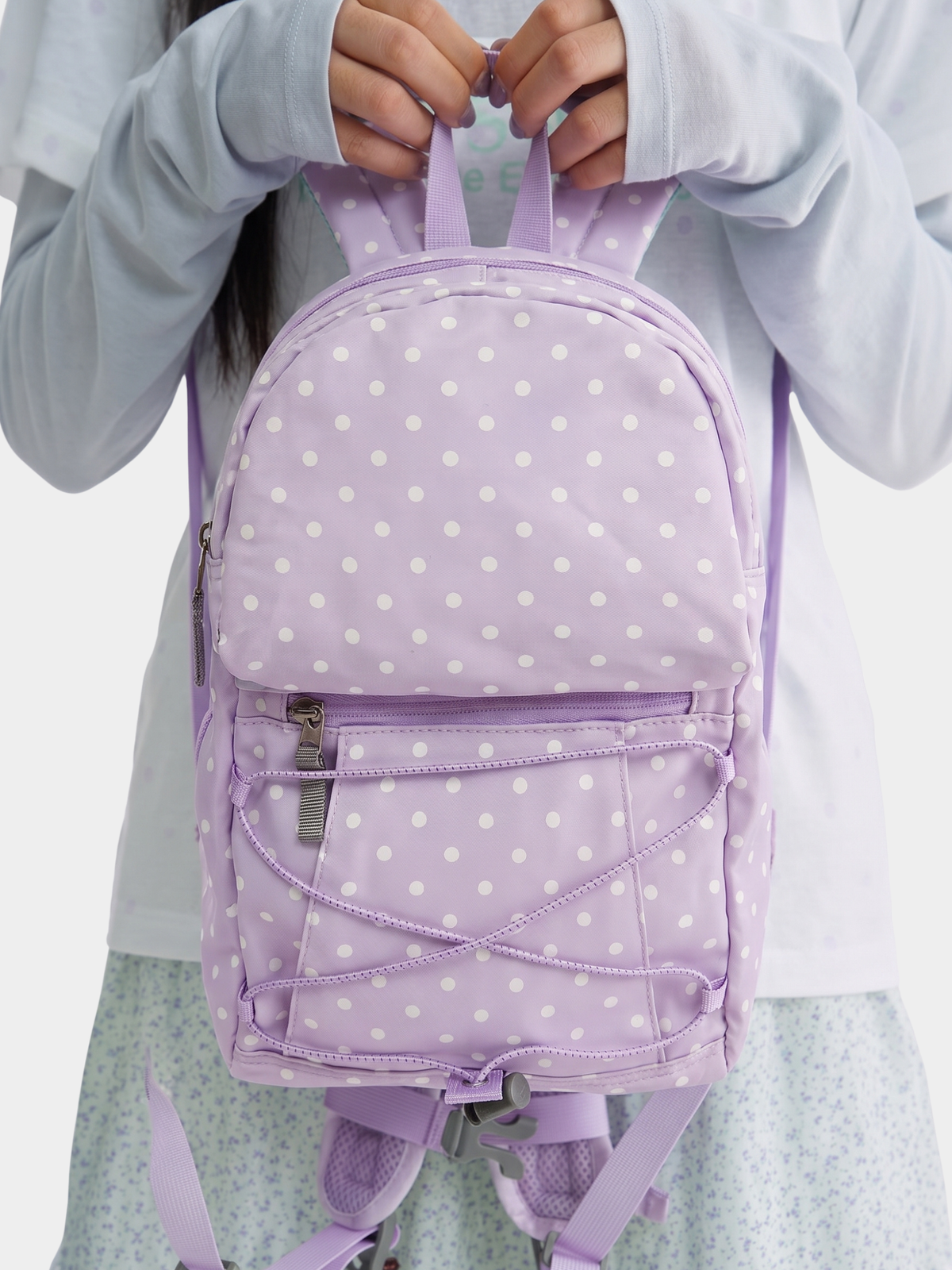 Glowline - Polka Dot Multi-Pocket Storage Backpack