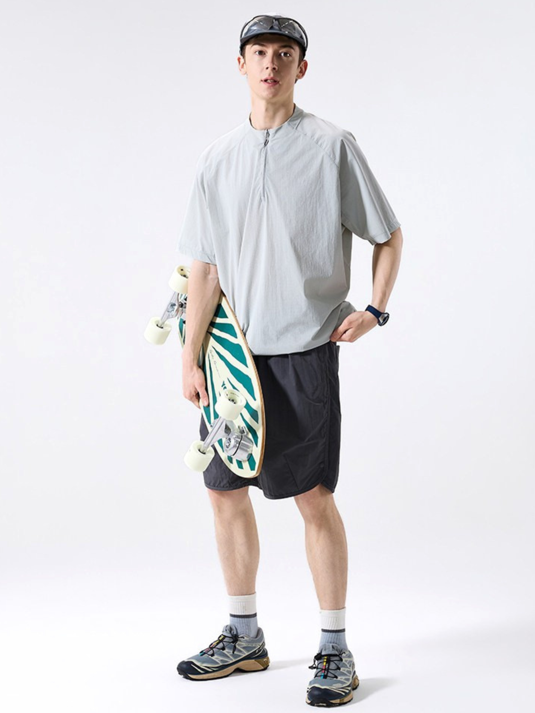 VentFlow - Moisture-Wicking Half-Zip Quick-Dry T-Shirt