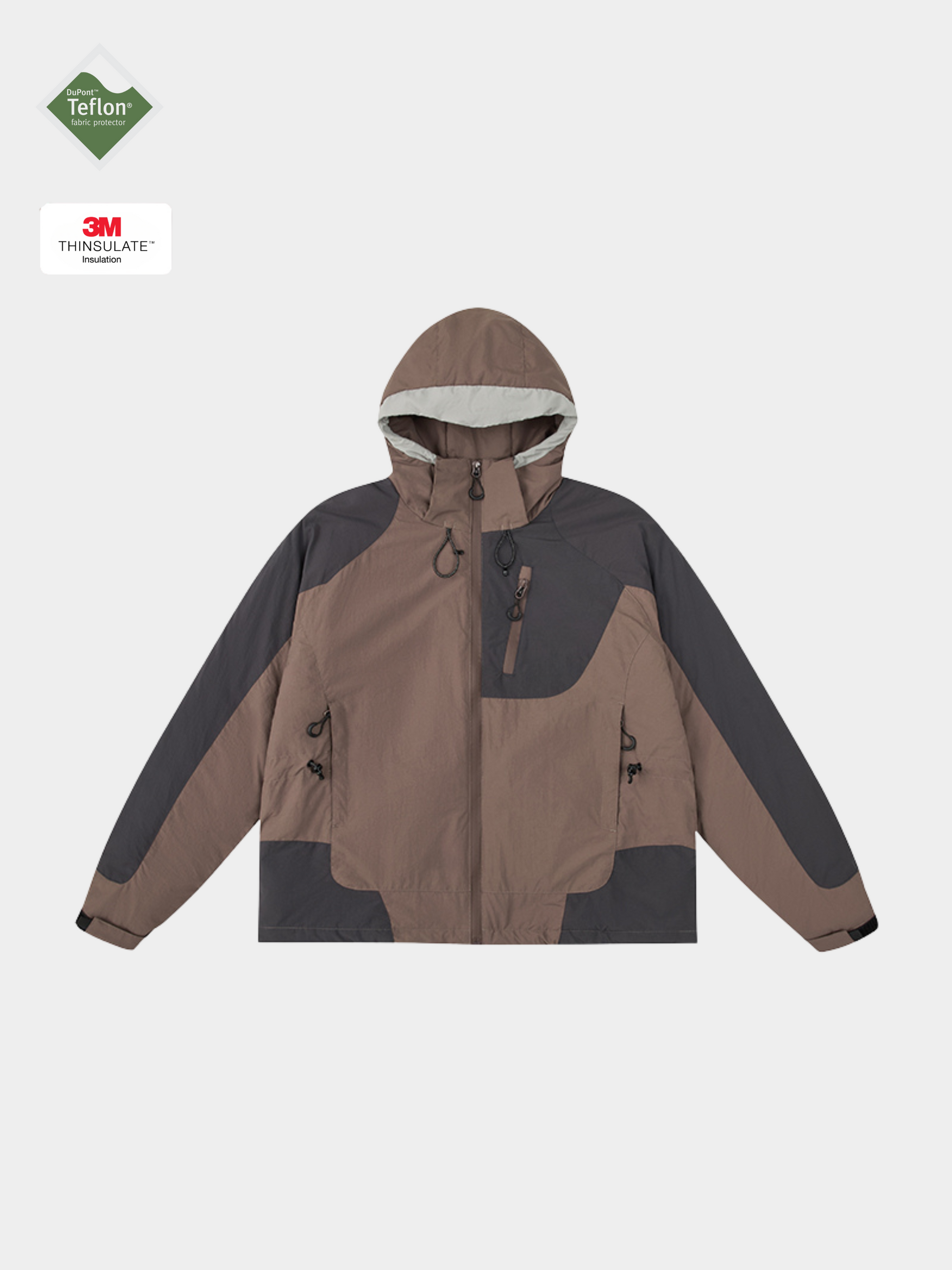 AshLife - Unisex Teflon Waterproof Windproof Insulated Jacket GONGGAR SPORTS