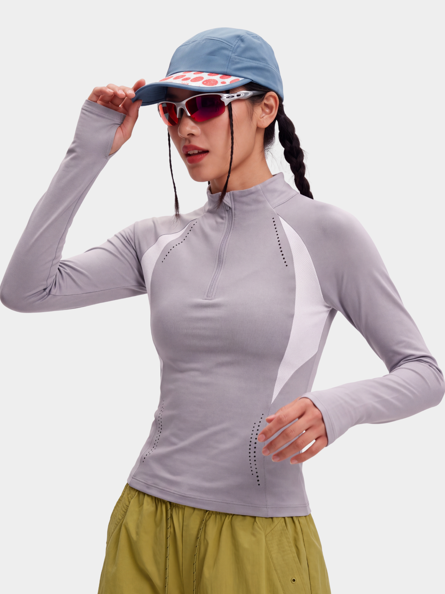 FlexTrail - Women's Moisture-Wicking Breathable Quick-Dry Long-Sleeve T-Shirt
