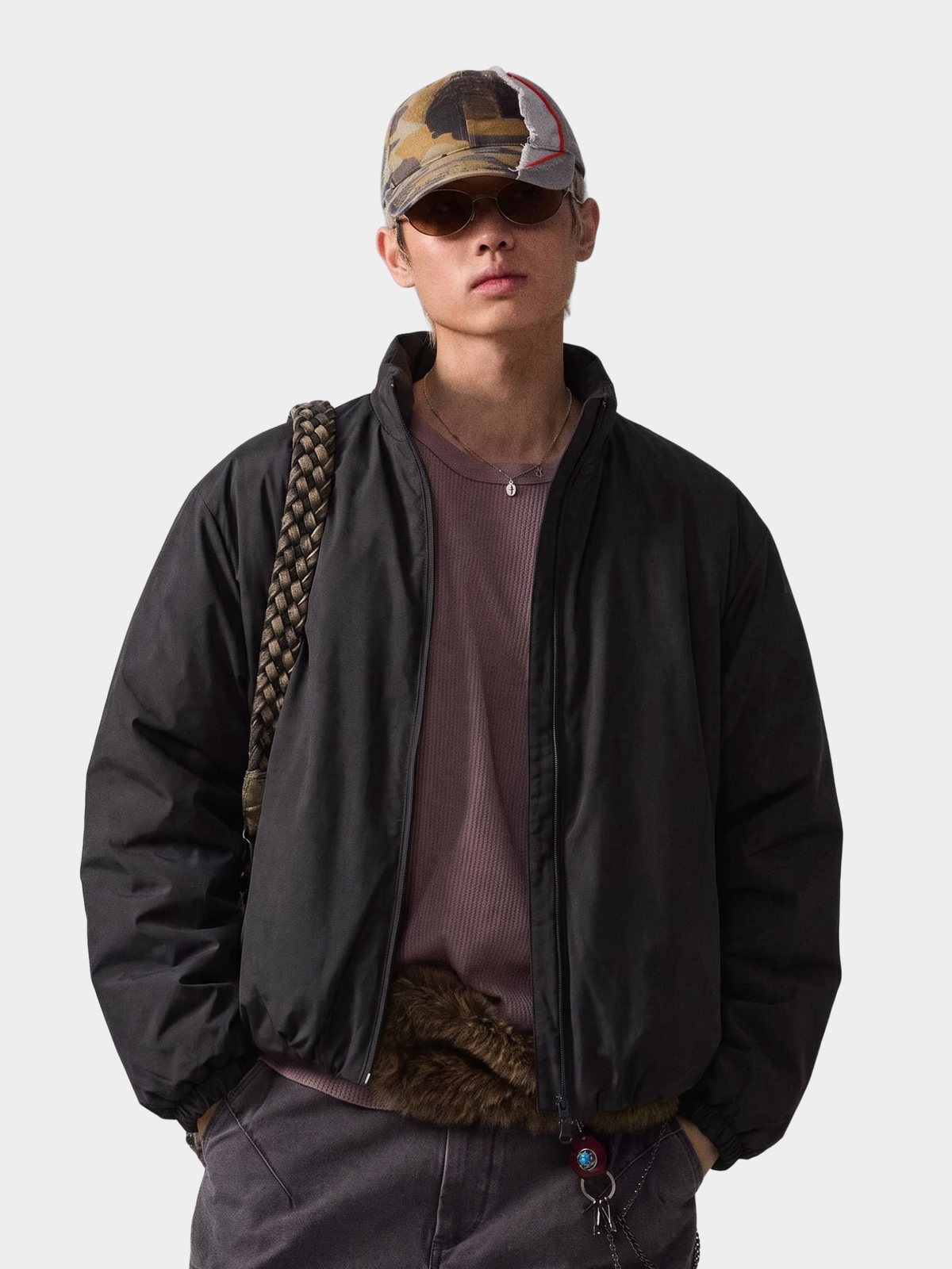 Thawpath - 90% White Duck Down Stand Collar Jacket
