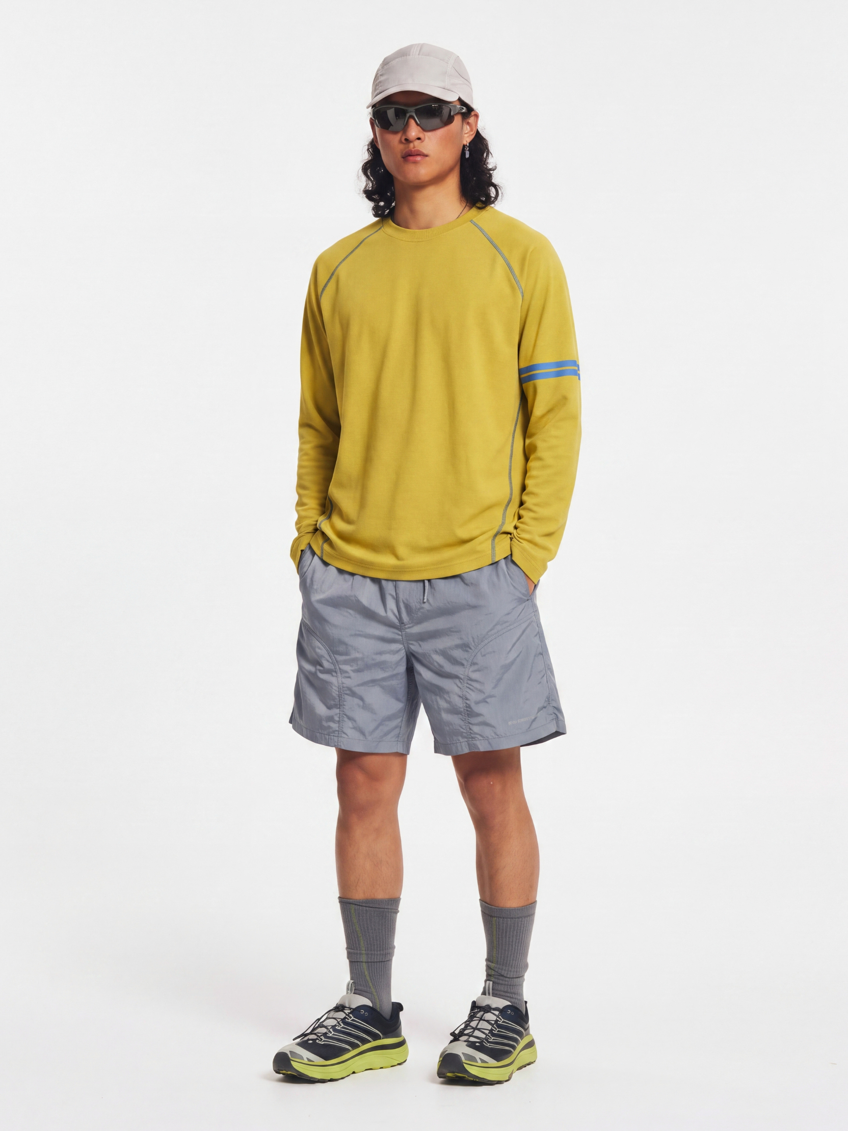 QuietMove - Unisex Crew Neck Long Sleeve Athletic T-Shirt