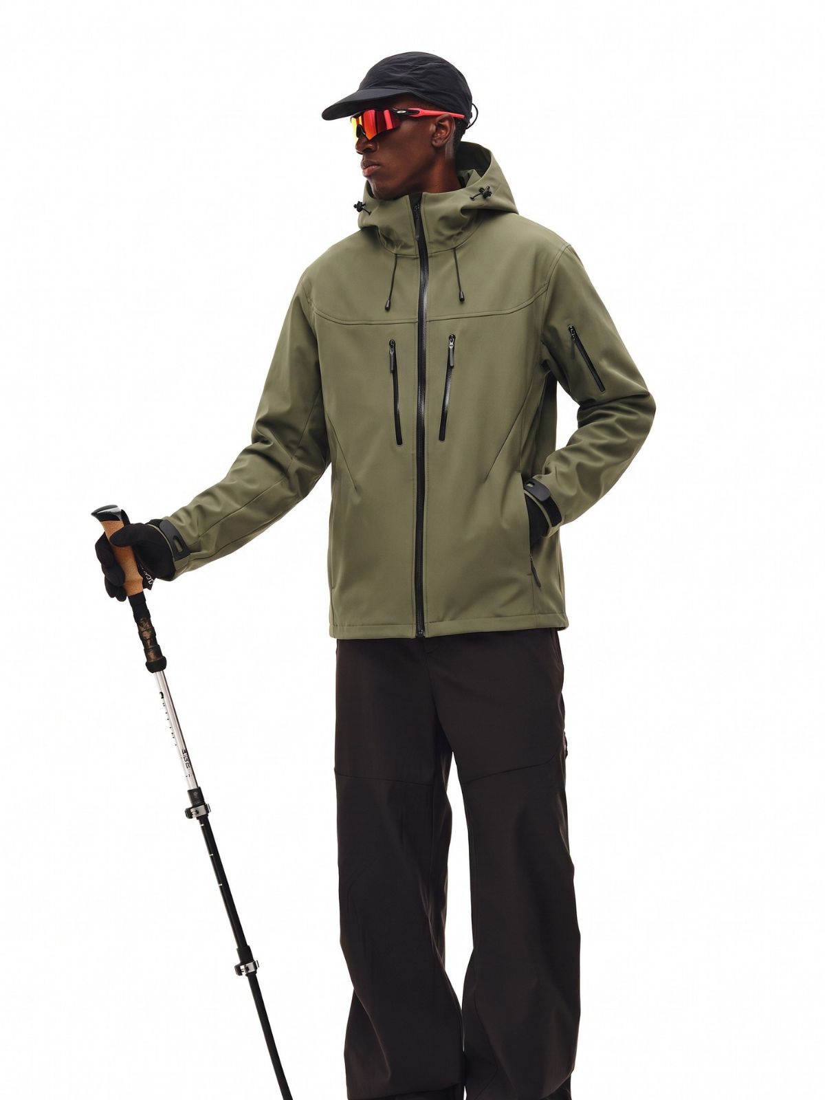 AshVault - Unisex 5,000mm Waterproof Windproof Seam-Sealed Shell Jacket