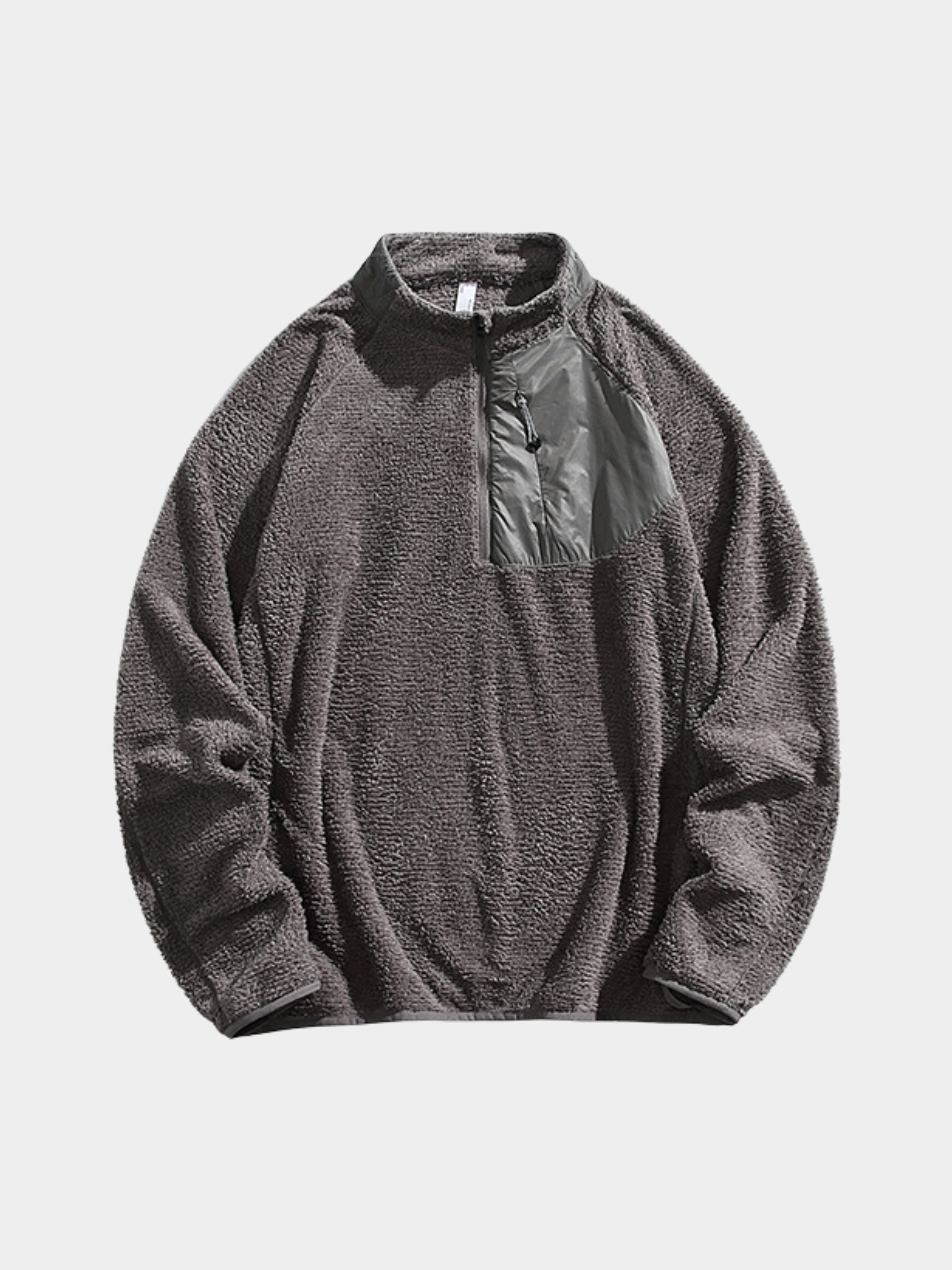 Arcadia - Half-Zip Fleece Liner Mock Neck Sweatshirt