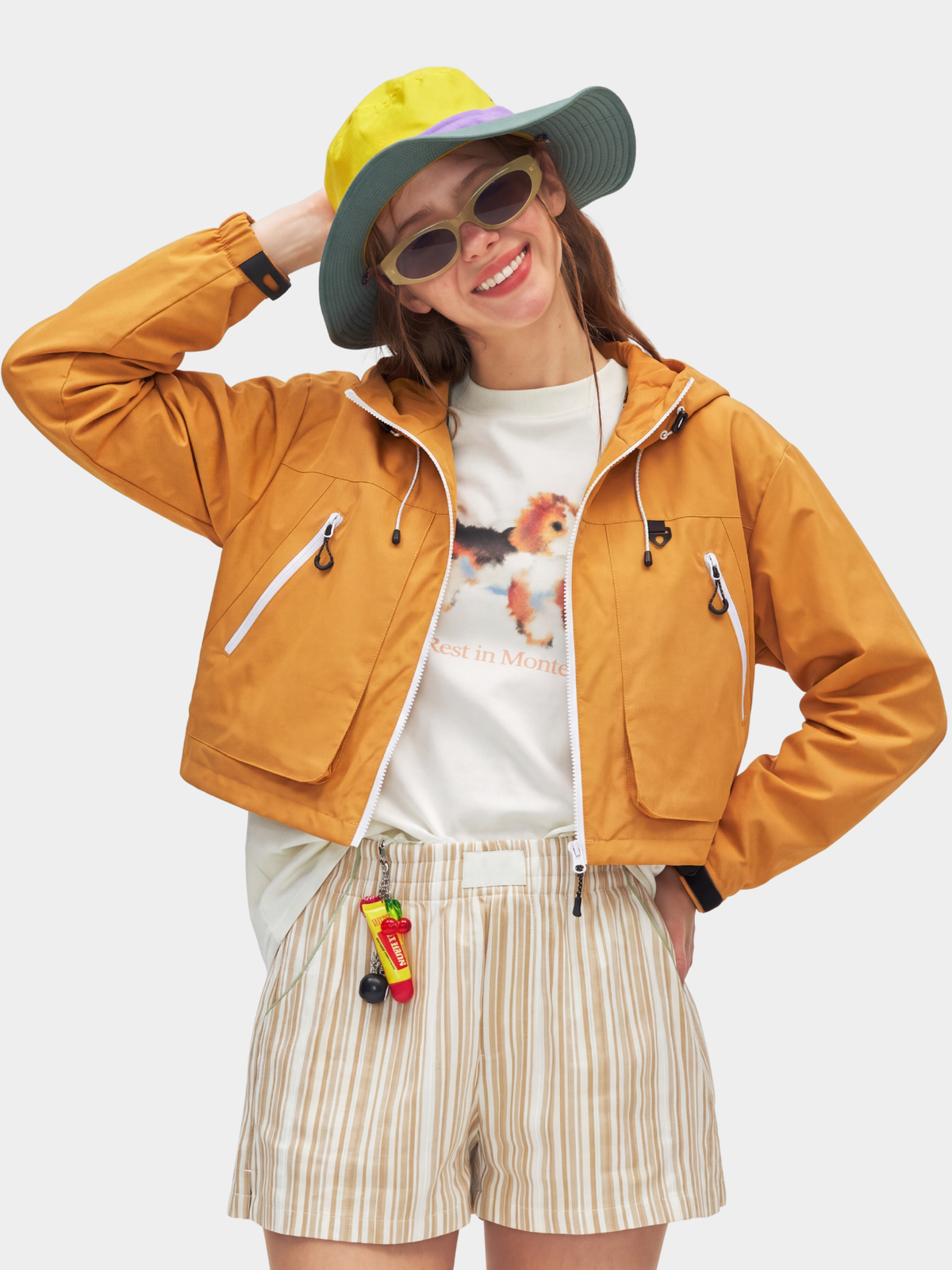 Castgear - Women's Water-Repellent Breathable Cropped Jacket
