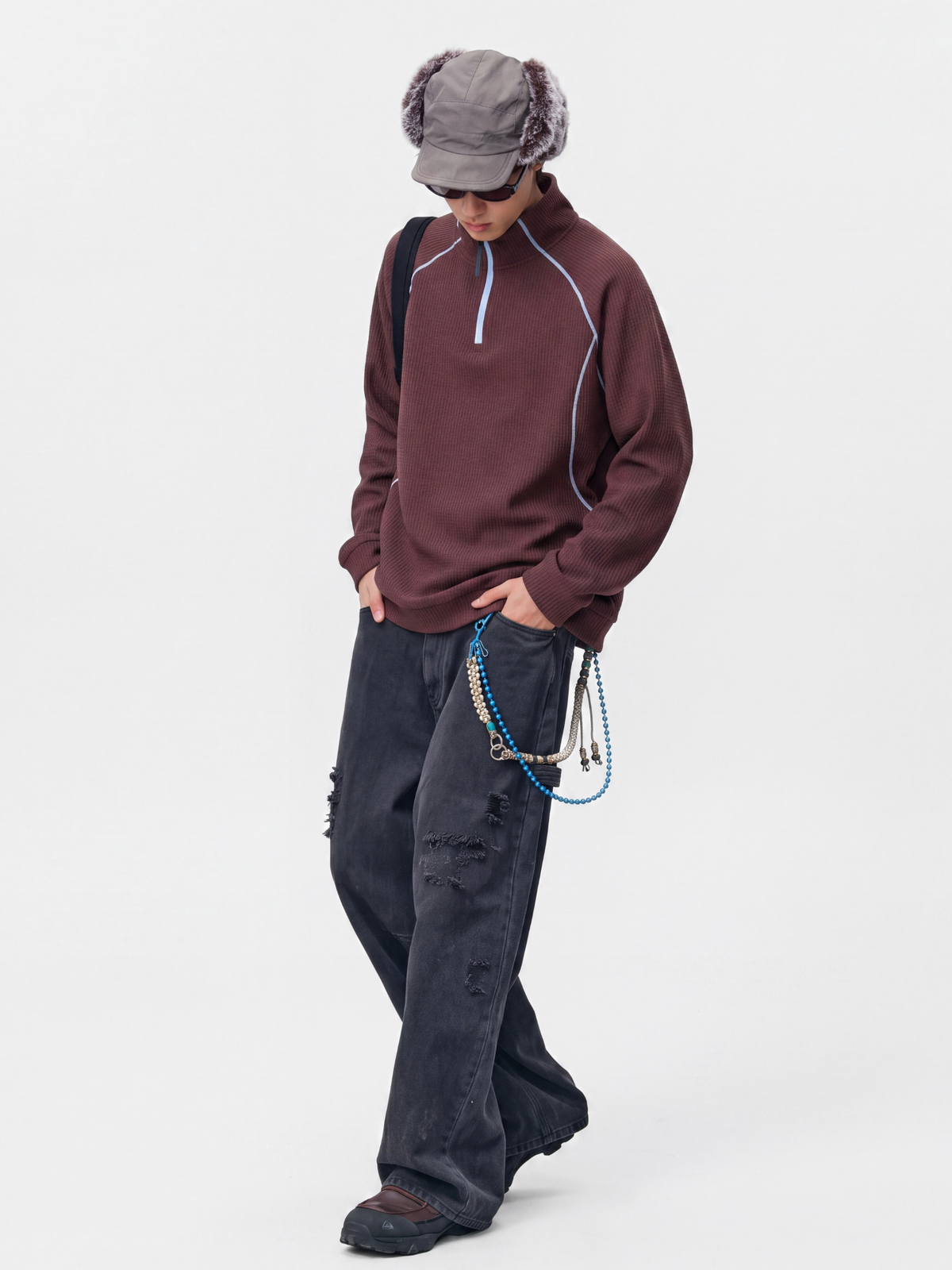 WispPale - Men's UPF40+ Moisture-Wicking Quick-Dry Sweatshirt