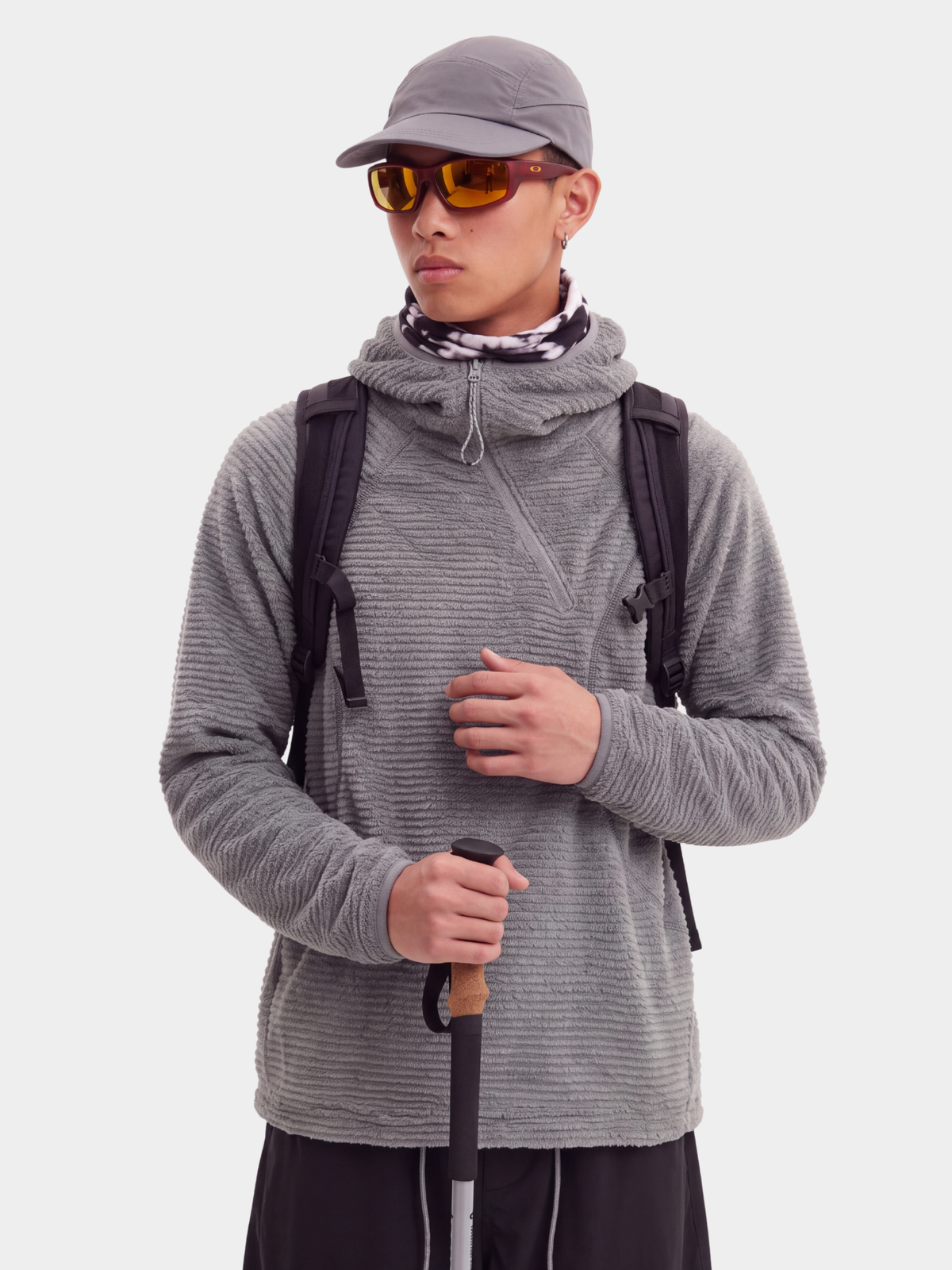 LiteMist - Lightweight Textured Fleece Half-Zip Sweatshirt