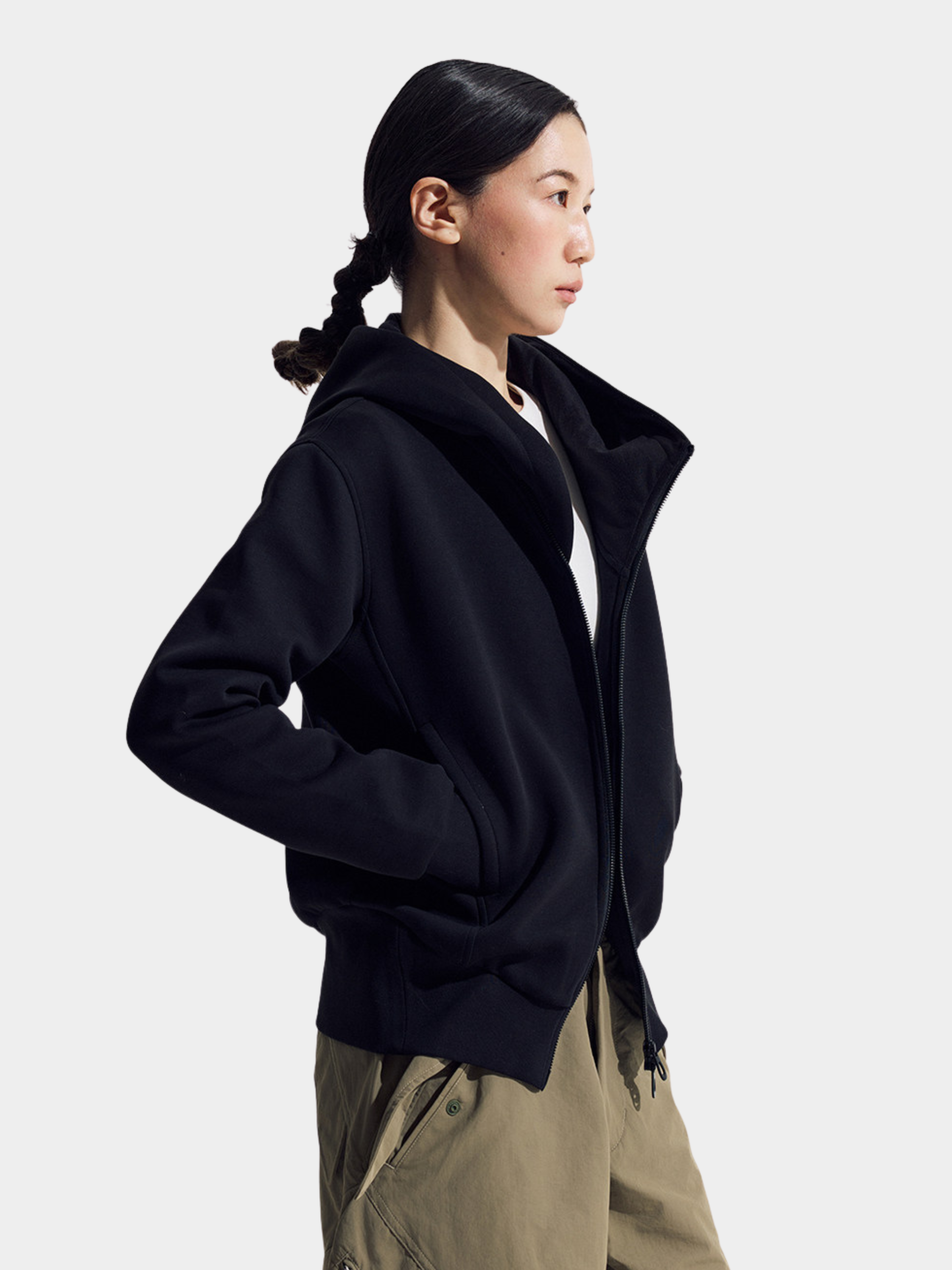 Ashhowl - Unisex Asymmetric Zip Air-Layer Jacket