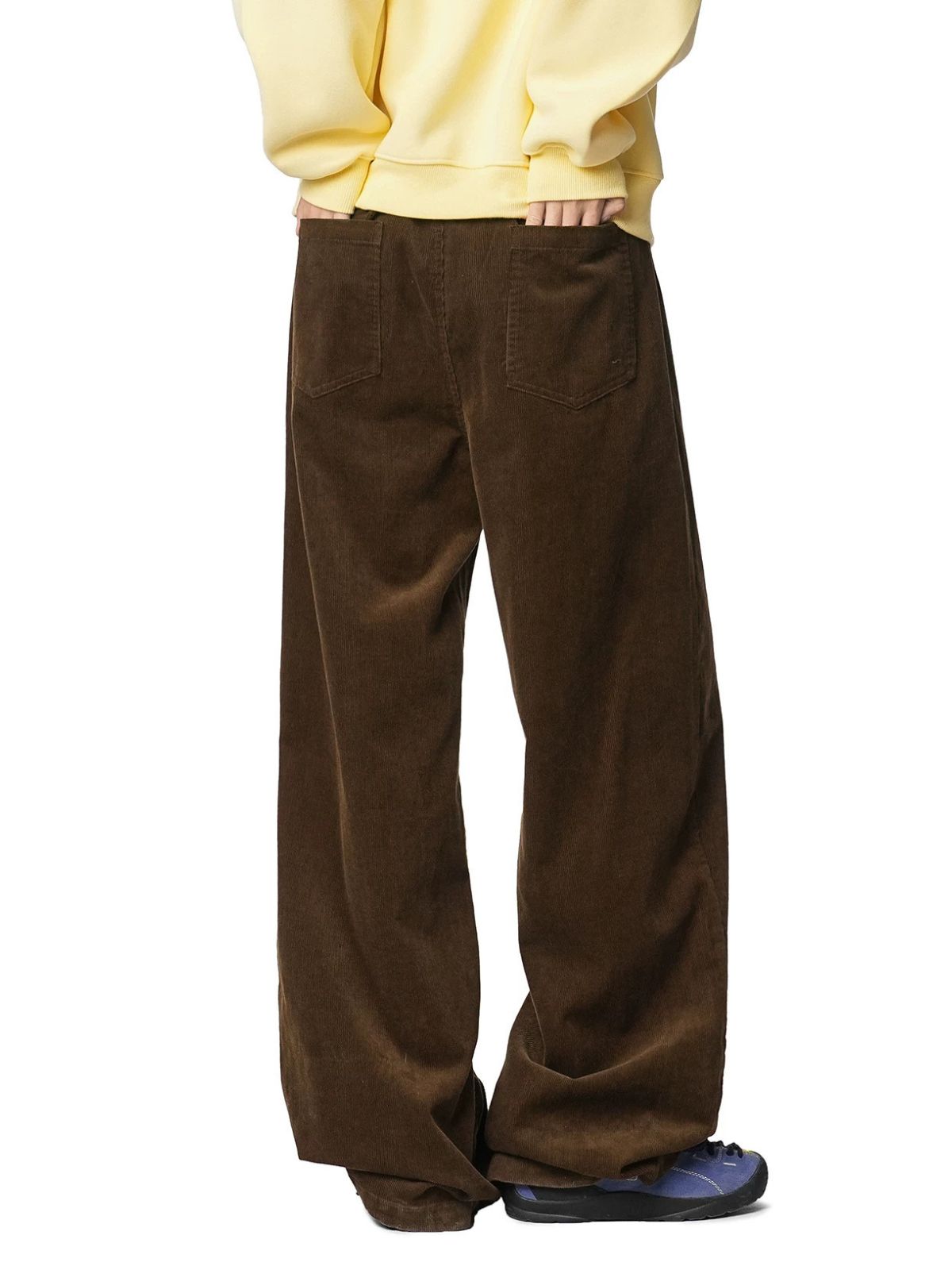Foresttrek - Unisex Cotton Corduroy Curved-Leg Wide-Leg Pants