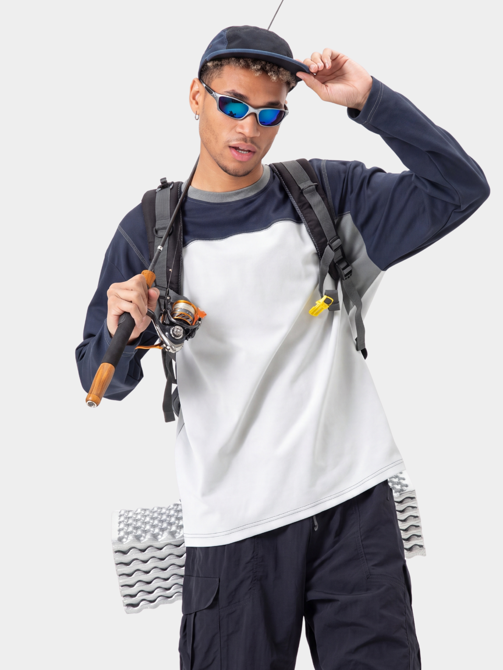 GoldDrift - Unisex Moisture-Wicking & Quick-Dry Long Sleeve T-Shirt