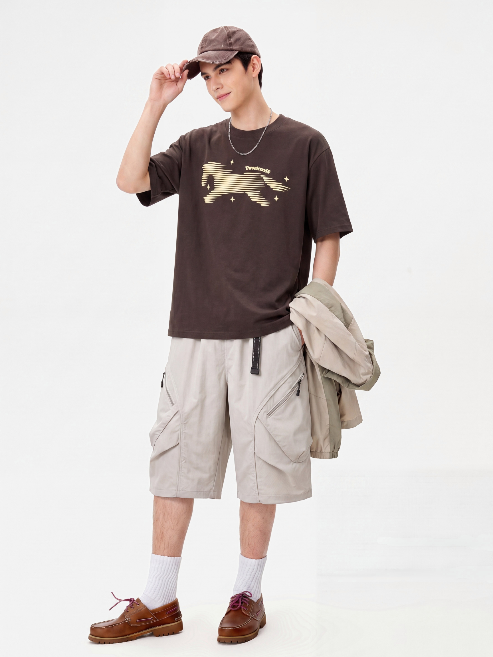 GallopTee - Unisex Graphic Print Relaxed Fit Short Sleeve T-Shirt