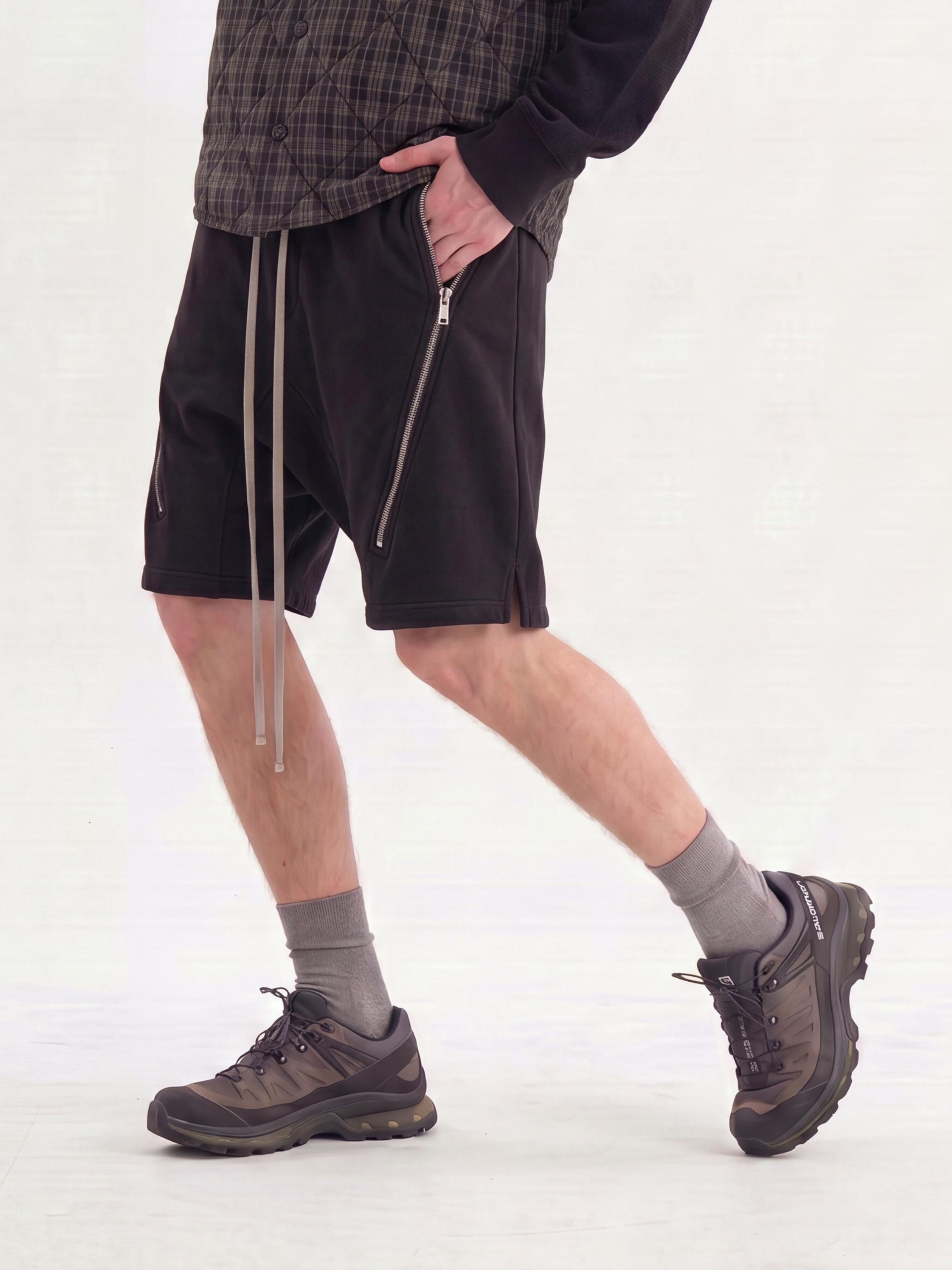 BaseRope - Men's Zipper Slit Shorts