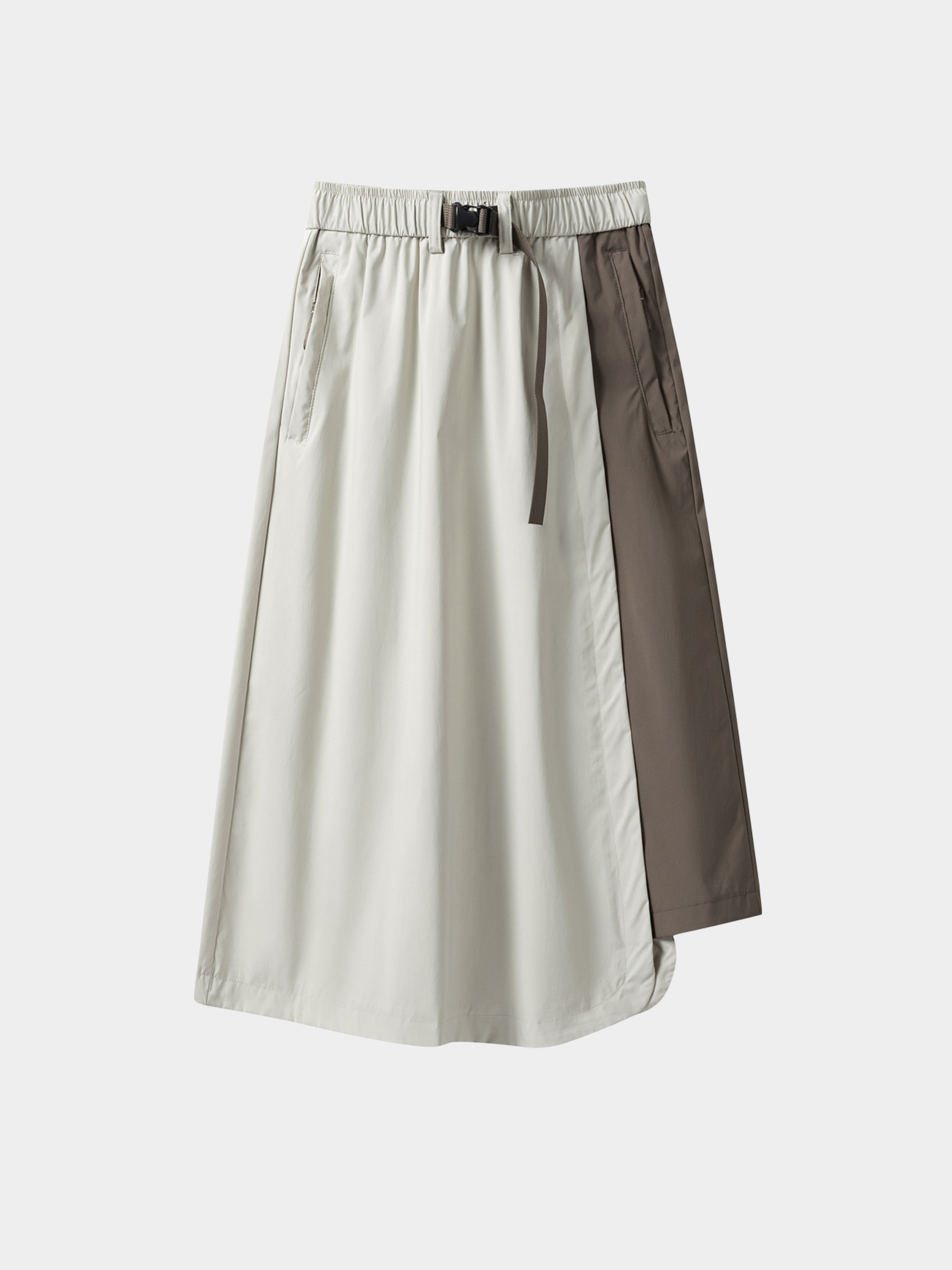 ScuffDrape - Women's Teflon® Water-Repellent Color-Block A-Line Skirt