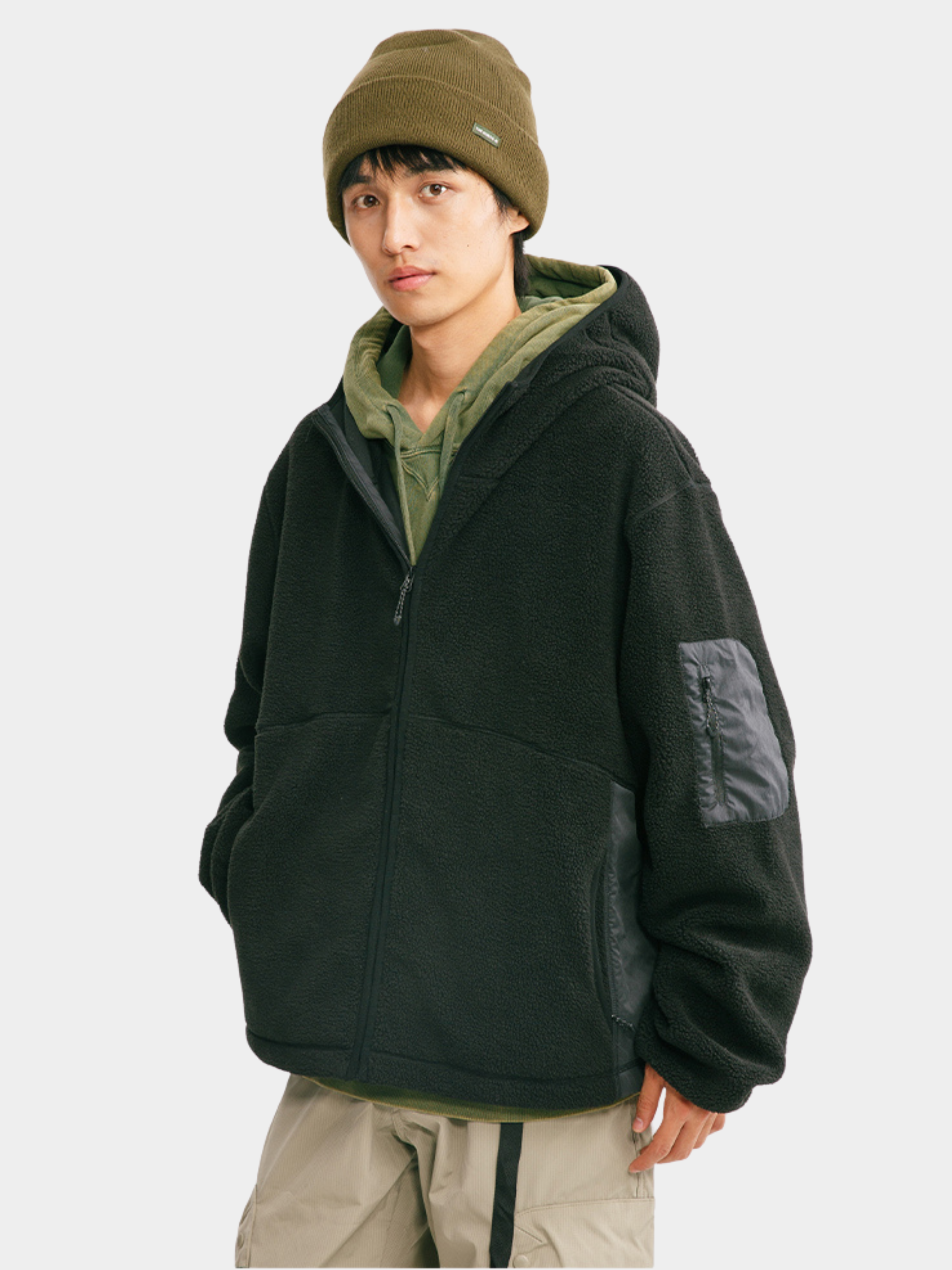 BearBoard - Unisex Warm Fleece Hooded Jacket