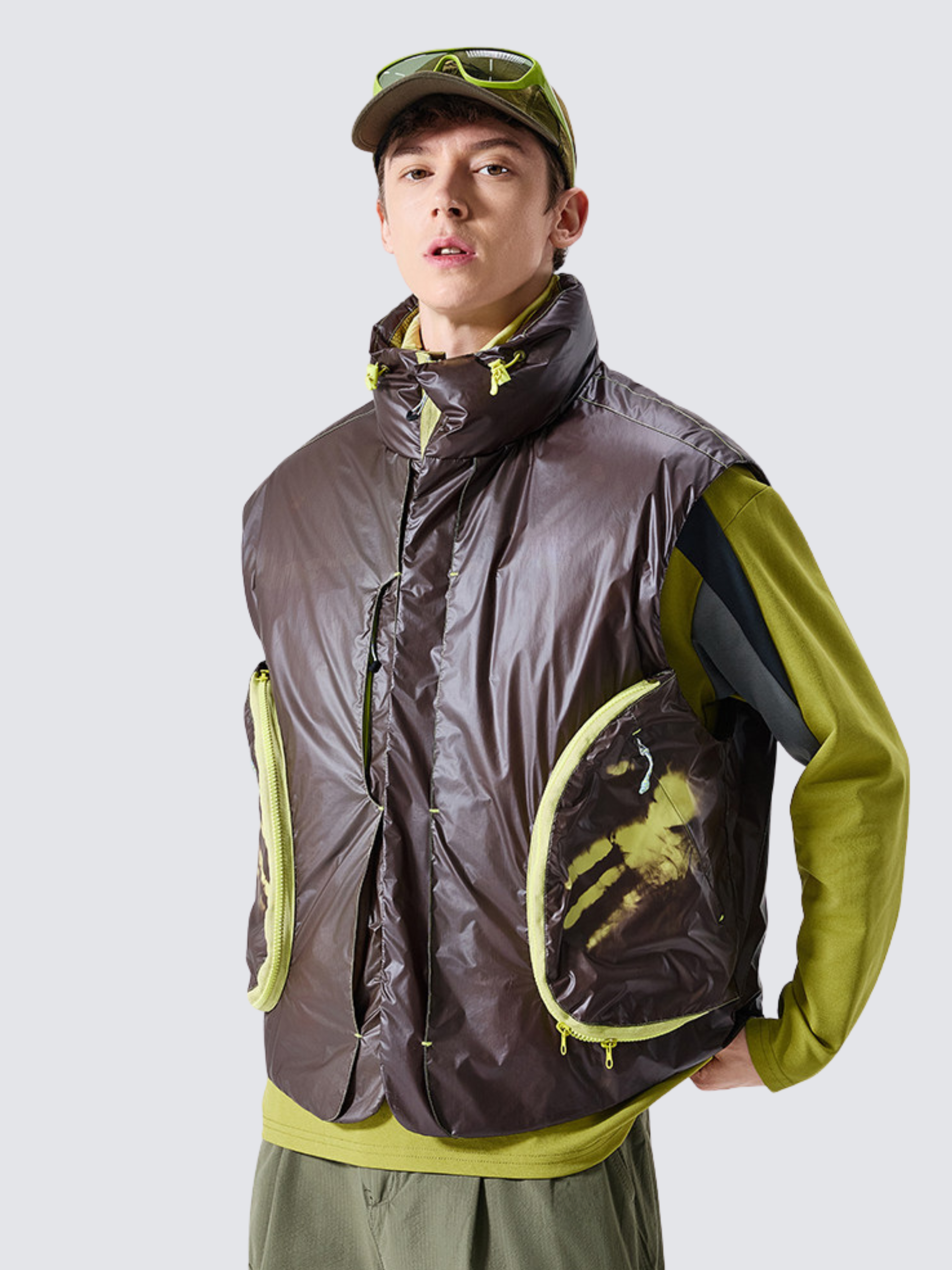 DryWrap - Unisex ColorShift Thermal 90% White Duck Down Vest