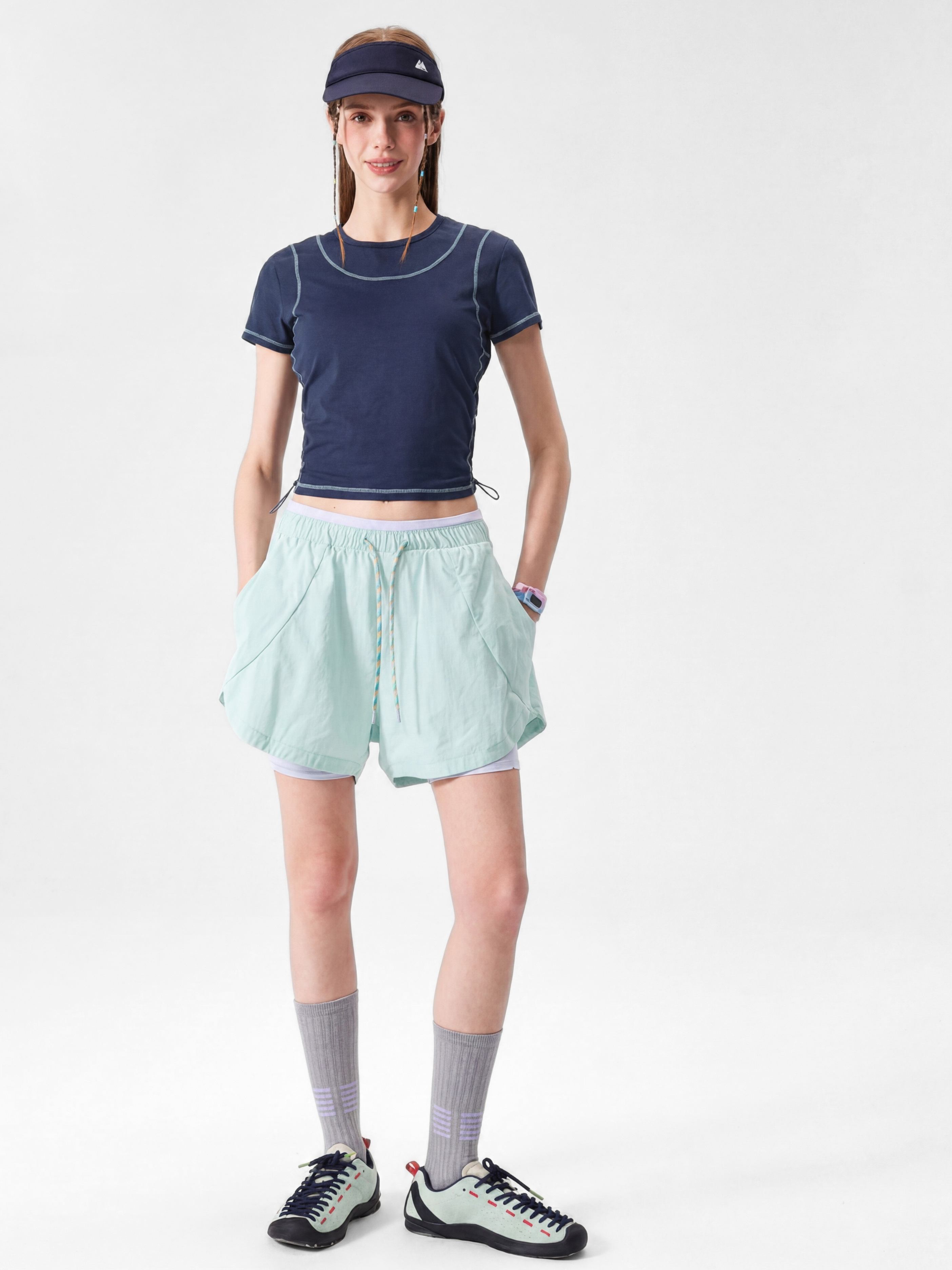 Spark - Women's UPF200+ Antibacterial Quick-Dry Cropped T-Shirt