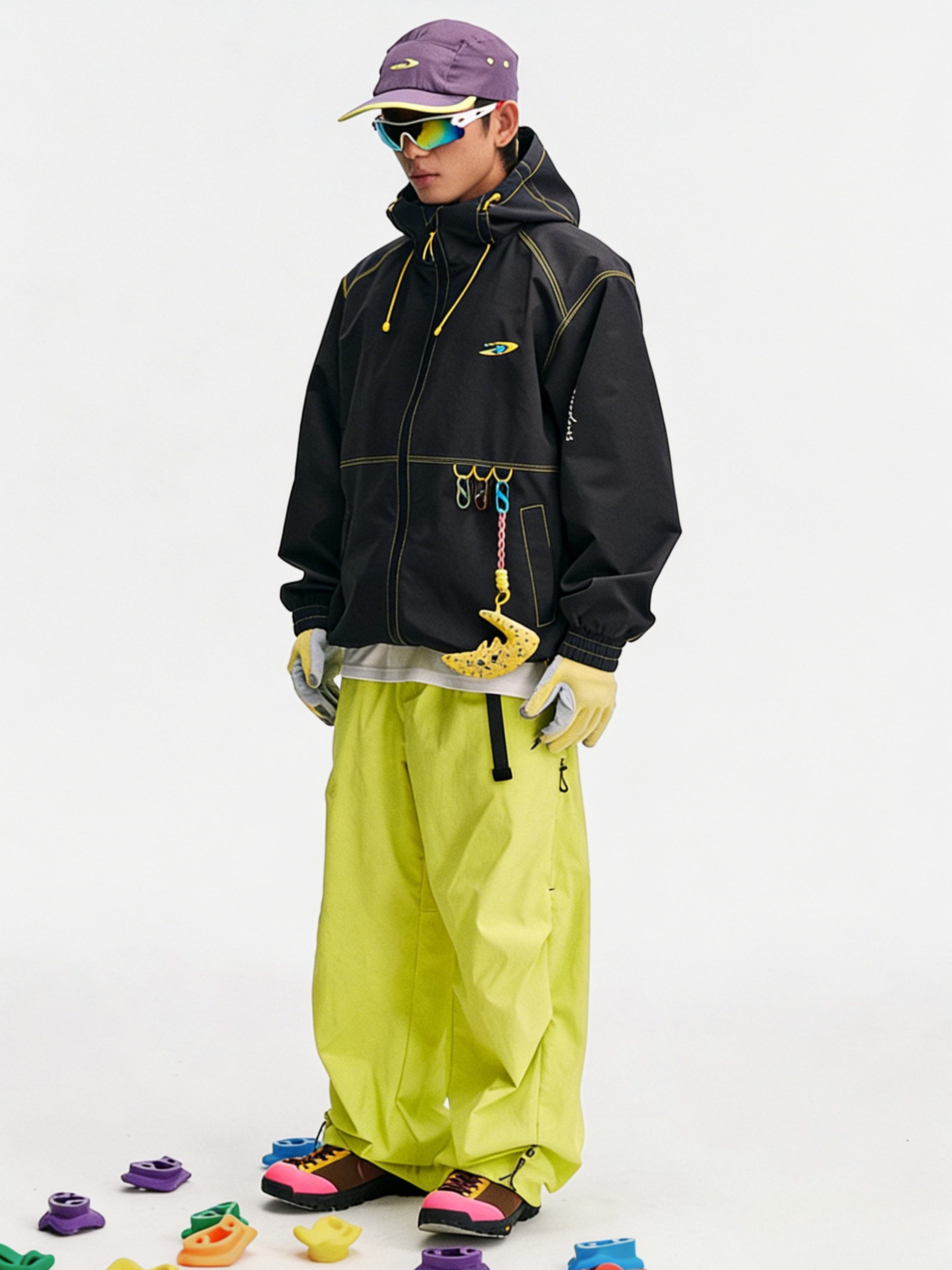 EchoDeck - Teflon® Triple-Defense Colorblock Drawstring Jacket