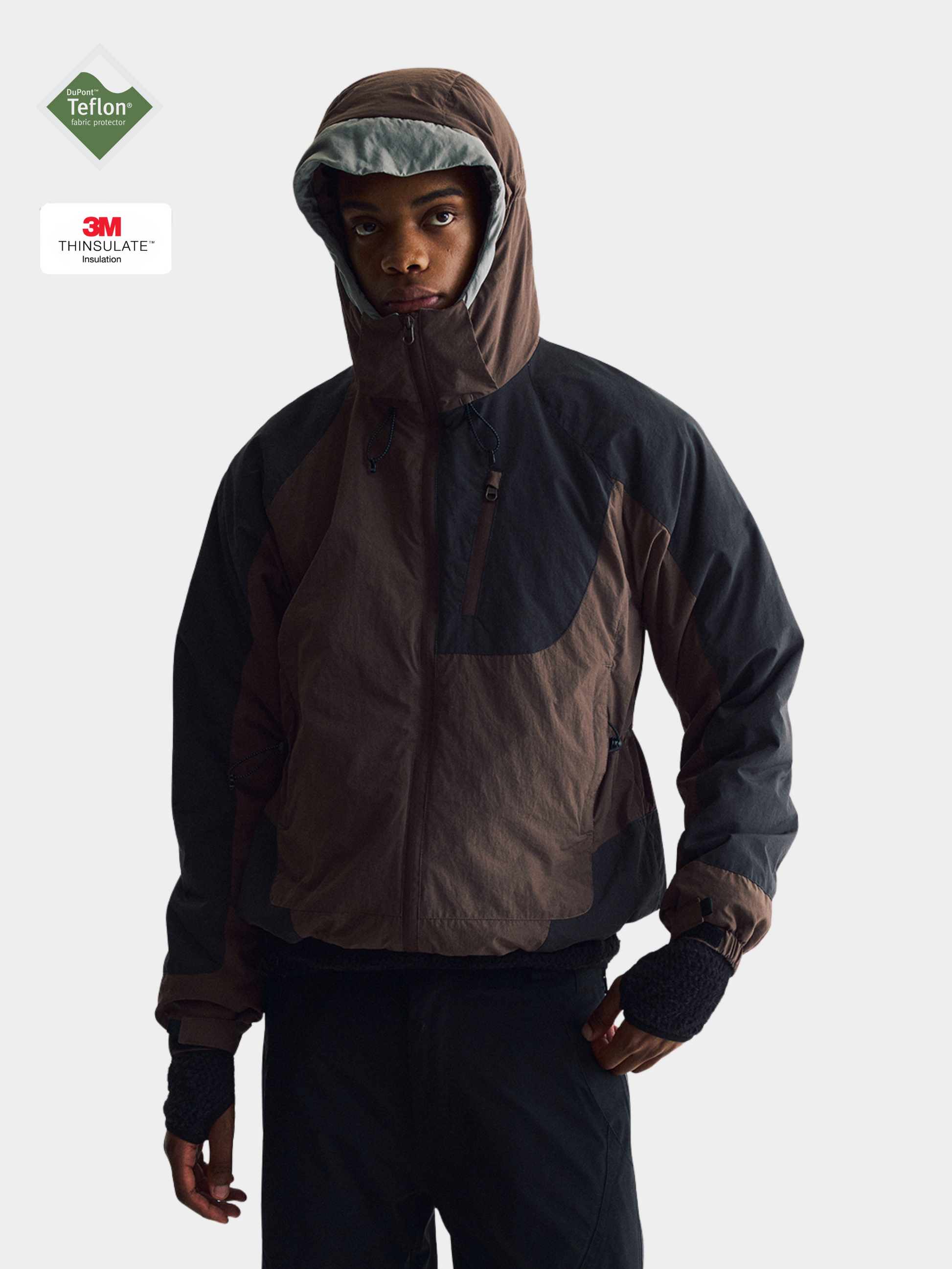 AshLife - Unisex Teflon Waterproof Windproof Insulated Jacket GONGGAR SPORTS