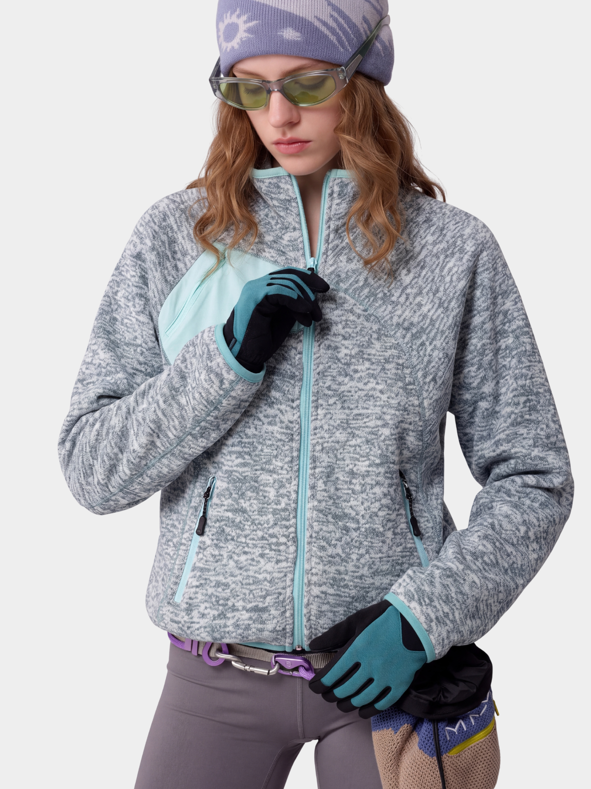 EdgeGlide - Unisex Wrinkle-Resistant Lightweight Thermal Fleece Jacket