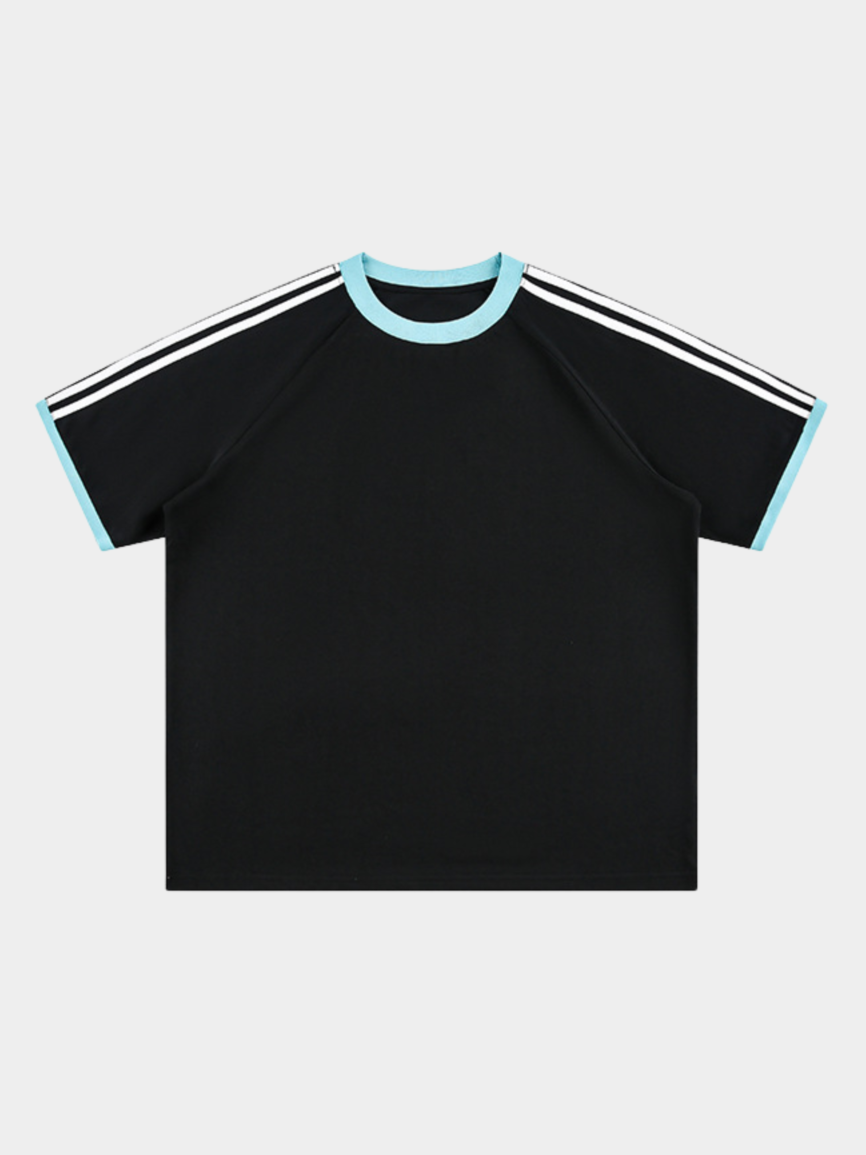 Dusttrail - Unisex Colorblock Cooling Striped Quick-Dry T-Shirt