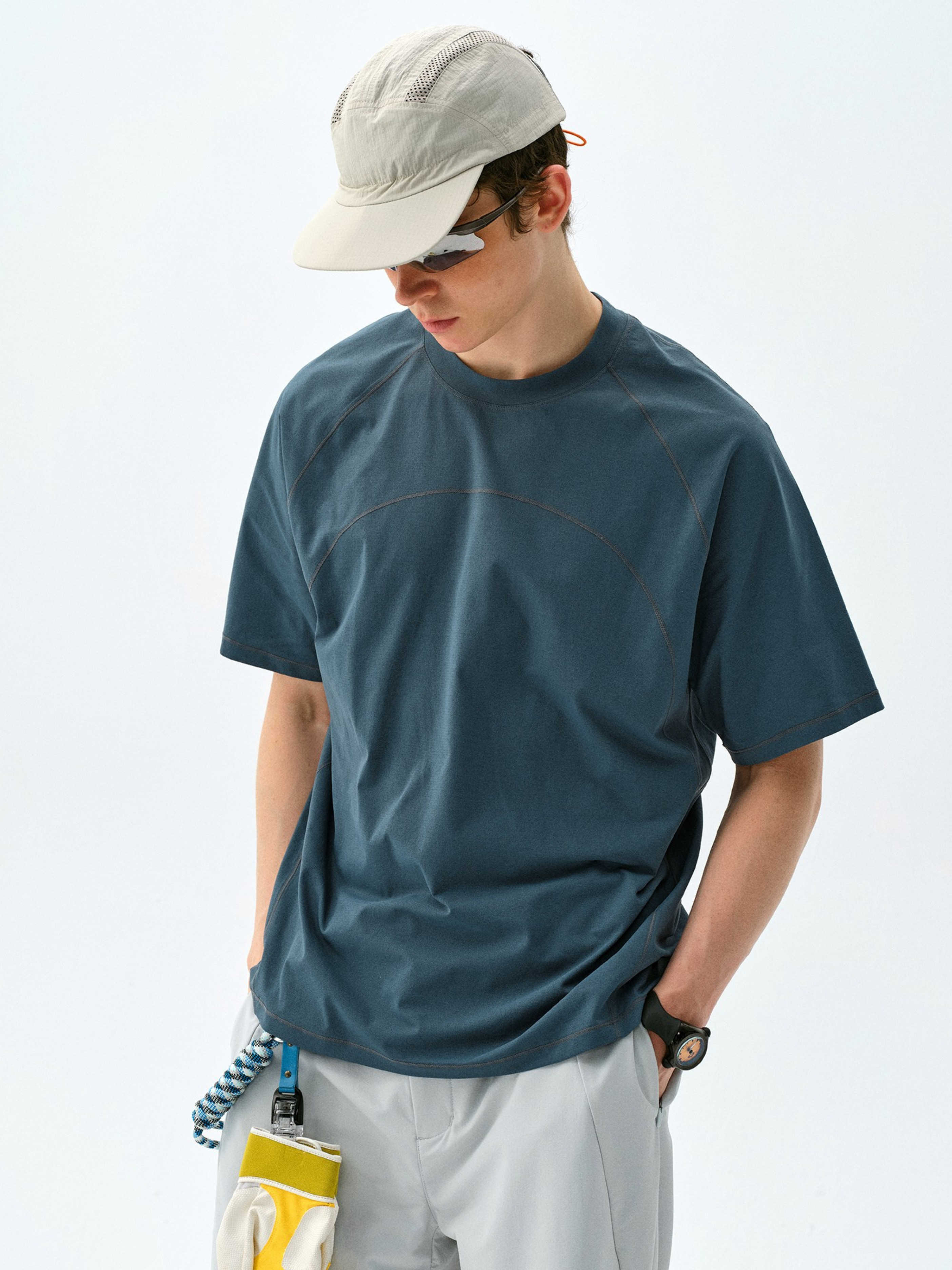 Emberreach - UPF50+ Moisture-Wicking Antibacterial Crewneck T-Shirt