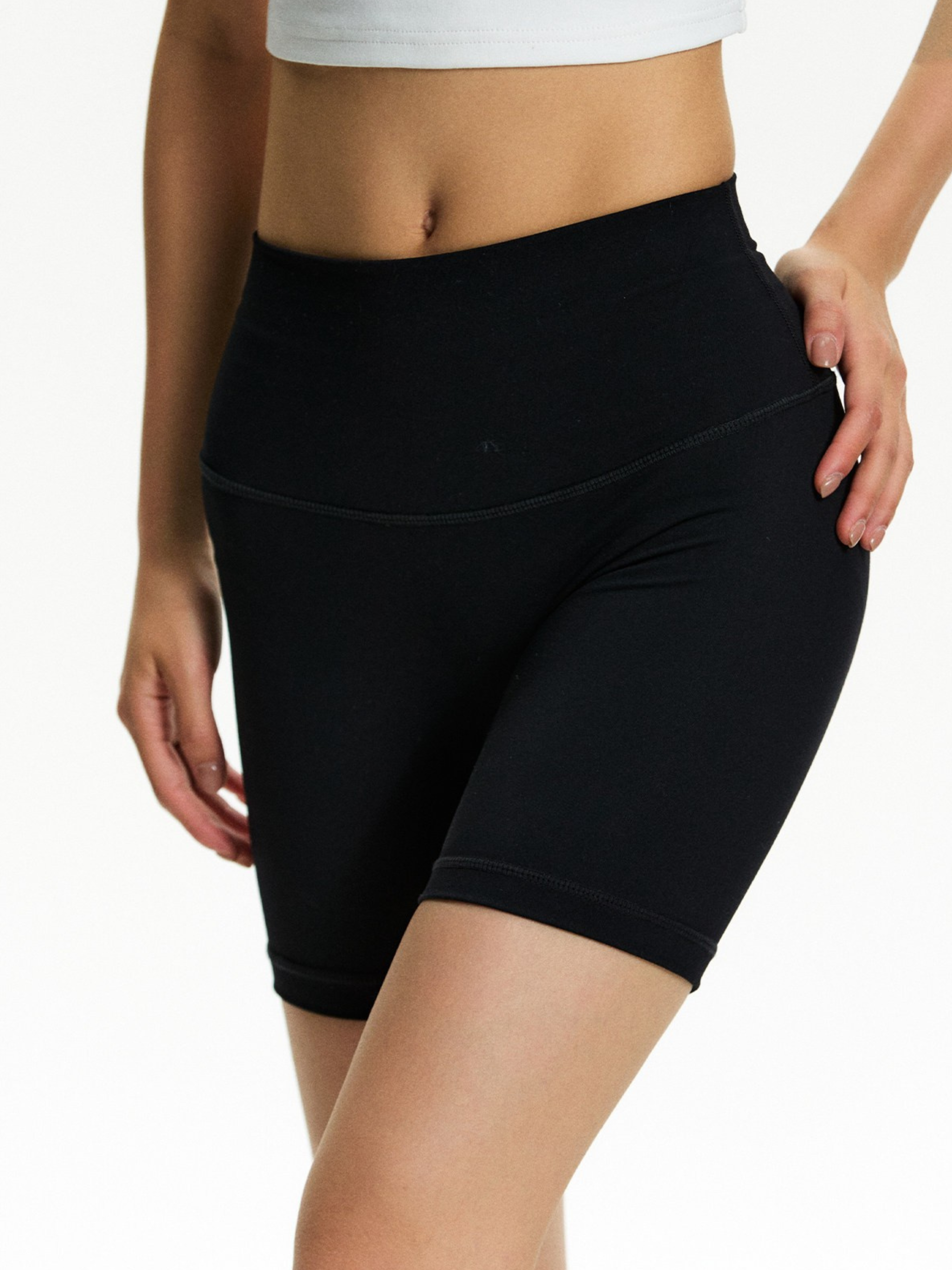 Cragbite - Women's High-Waist Stretchy Yoga Shorts