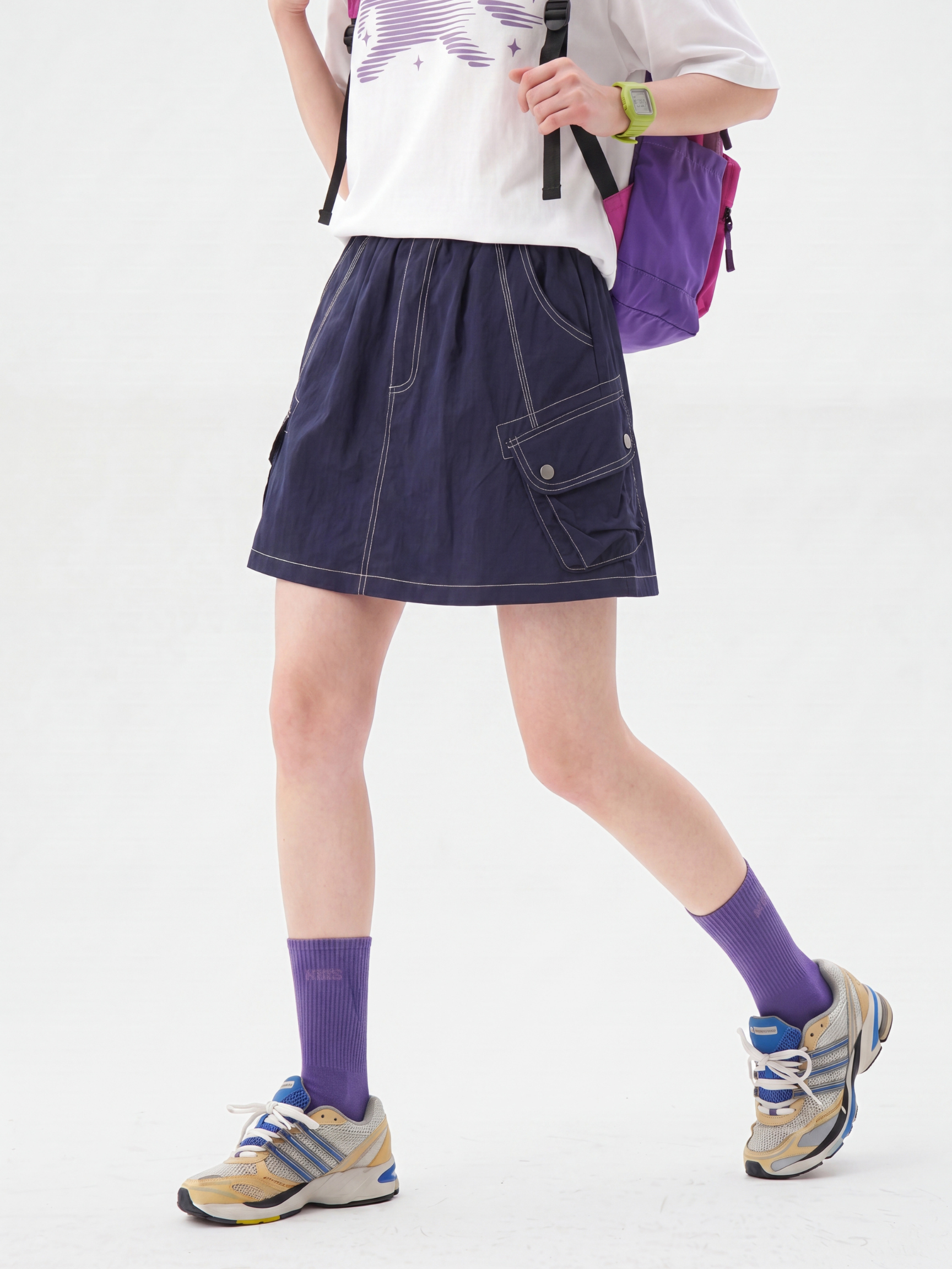 TwilightTie - Women's Anti-Exposure Functional Side Pocket Skirt