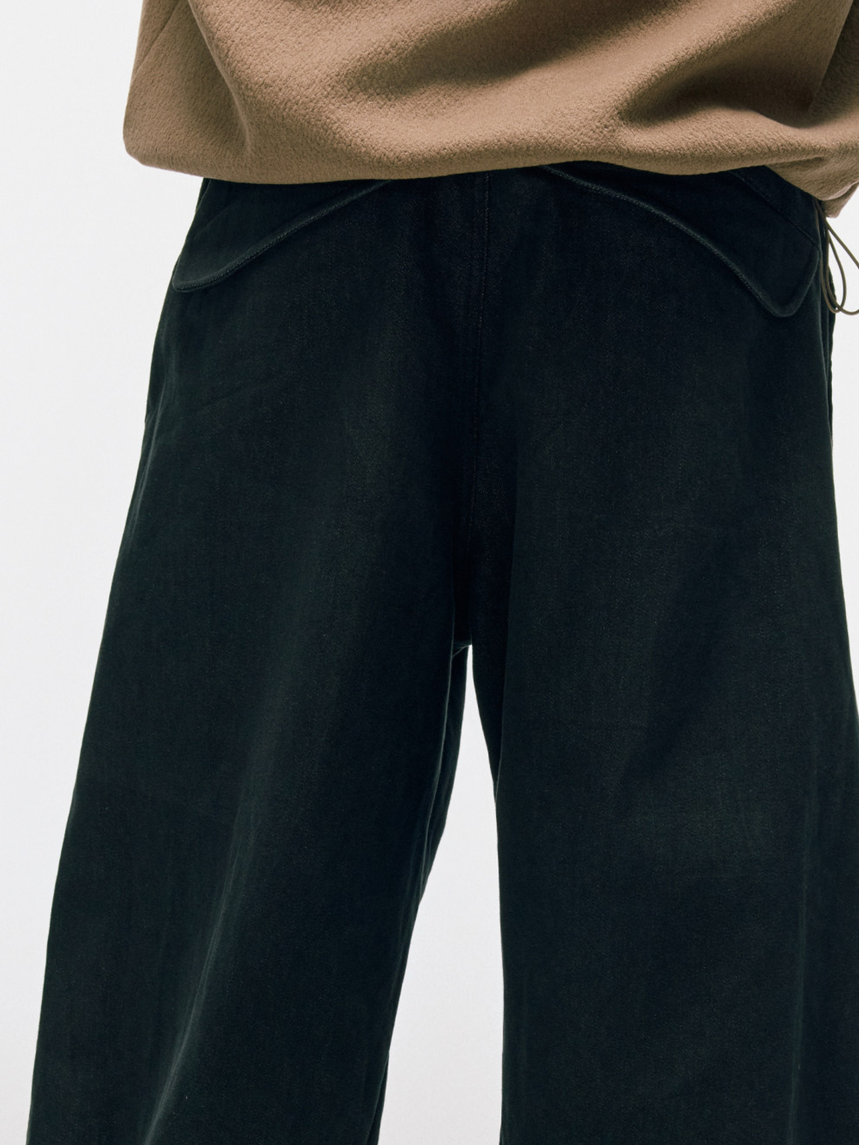 SandDune - Pleated Curved-Leg Utility Pants