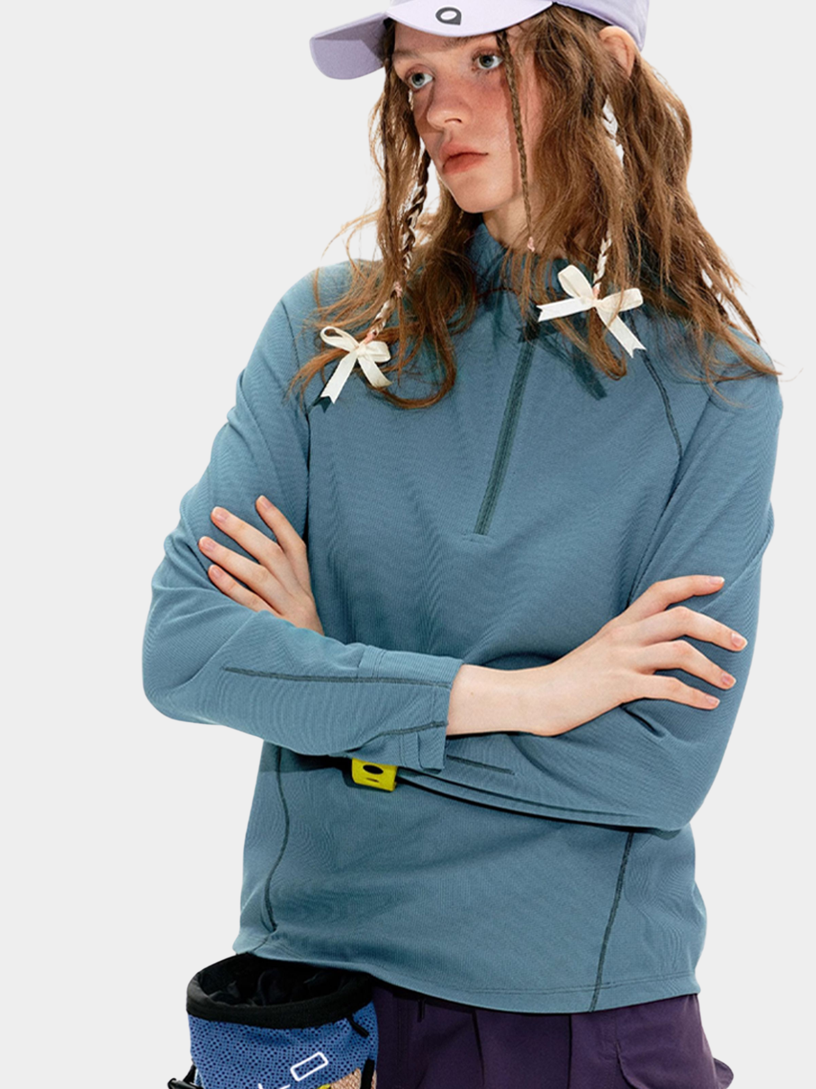 Caveflare - Women's UPF50+ Stand-Collar Long-Sleeve Sweatshirt