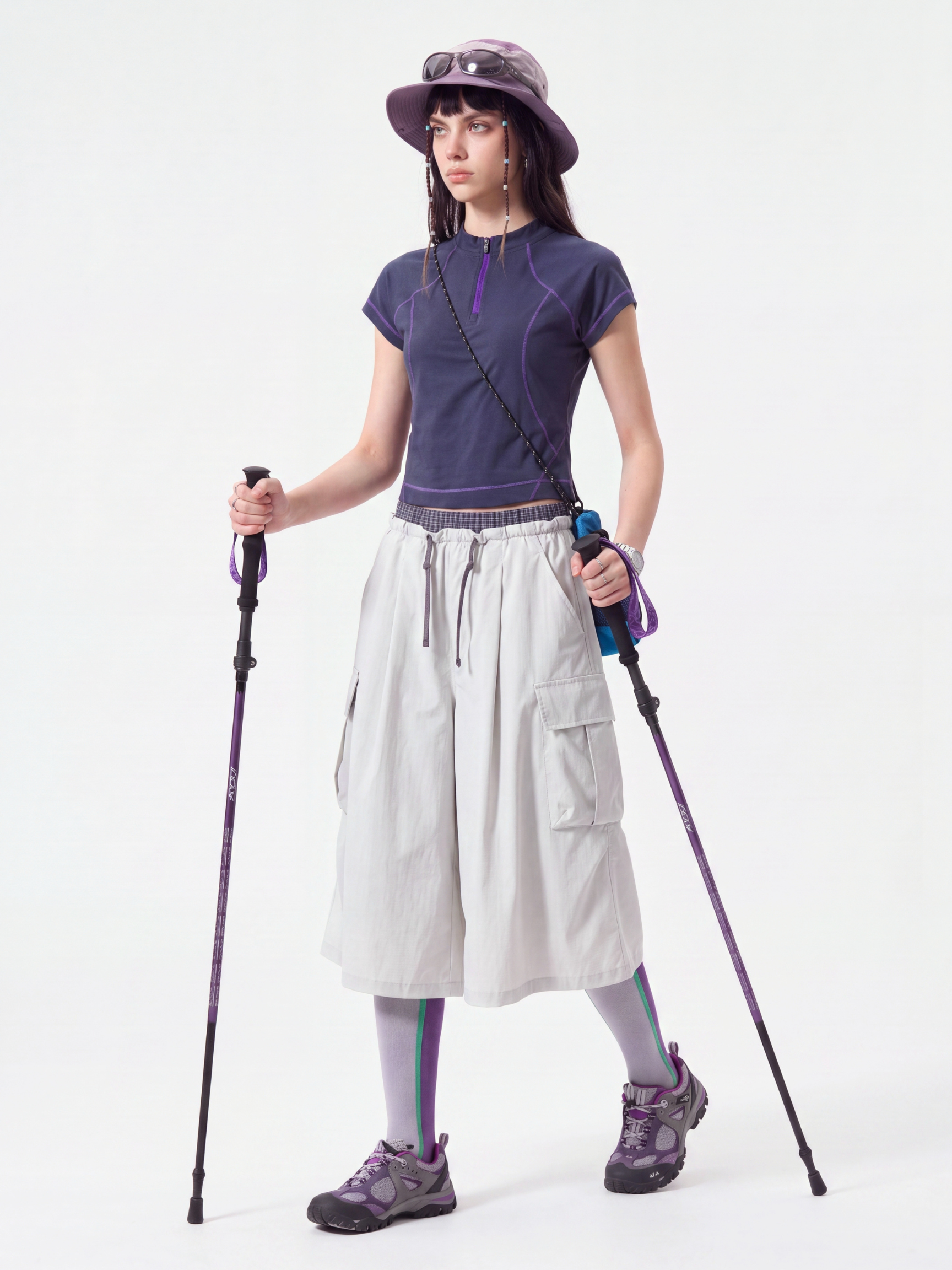 CreekGlide - Women's Water-Repellent Quick-Dry Multi-Pocket Cropped Pants