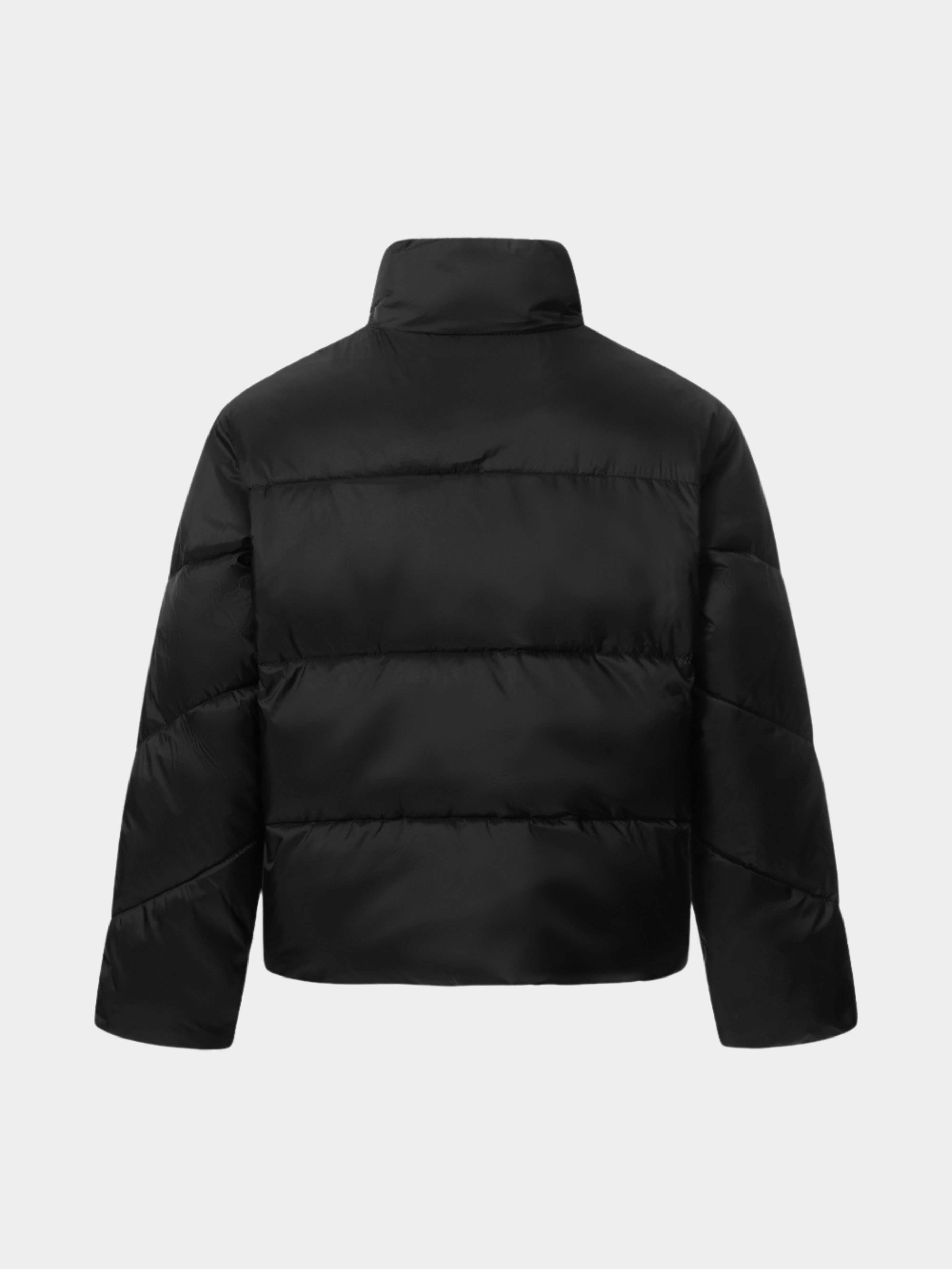 Summitline - Unisex Solid Color Stand Collar Quilted Padded Jacket