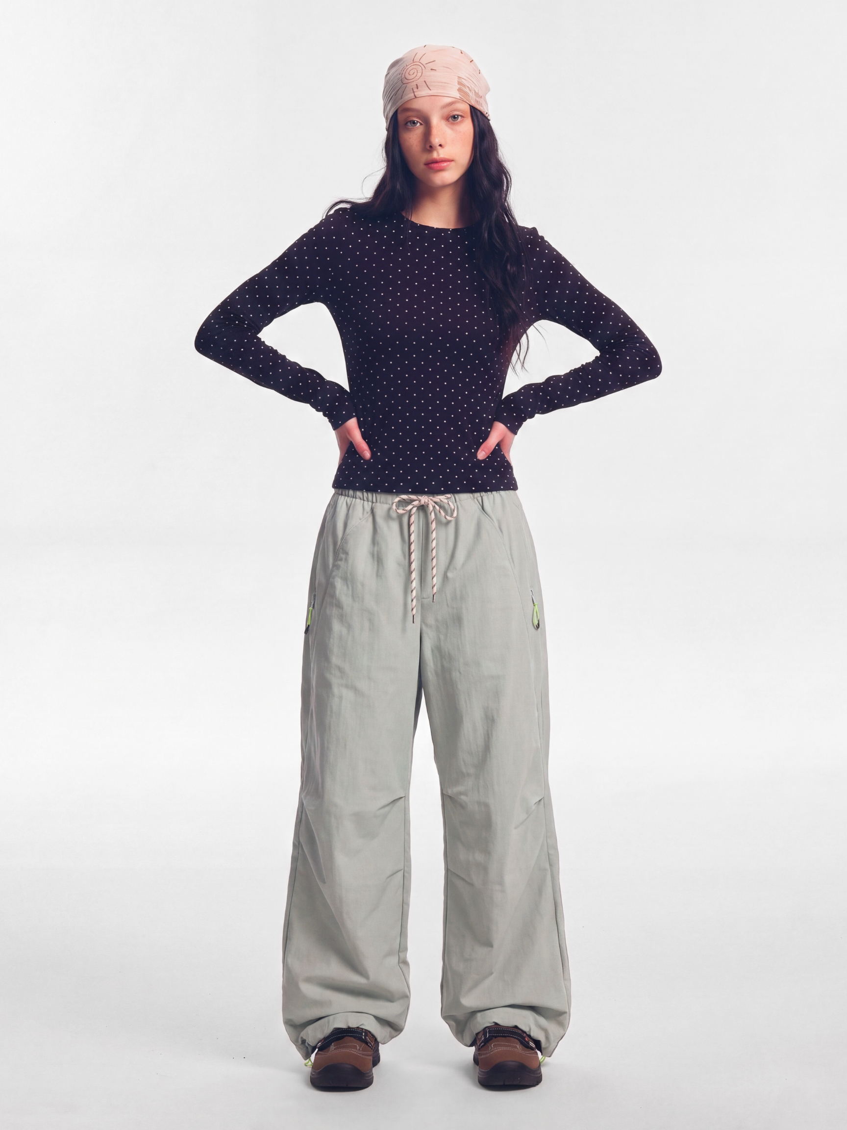 LiteSway - Women's Water-Repellent Quick-Dry Pleated Cargo Pants