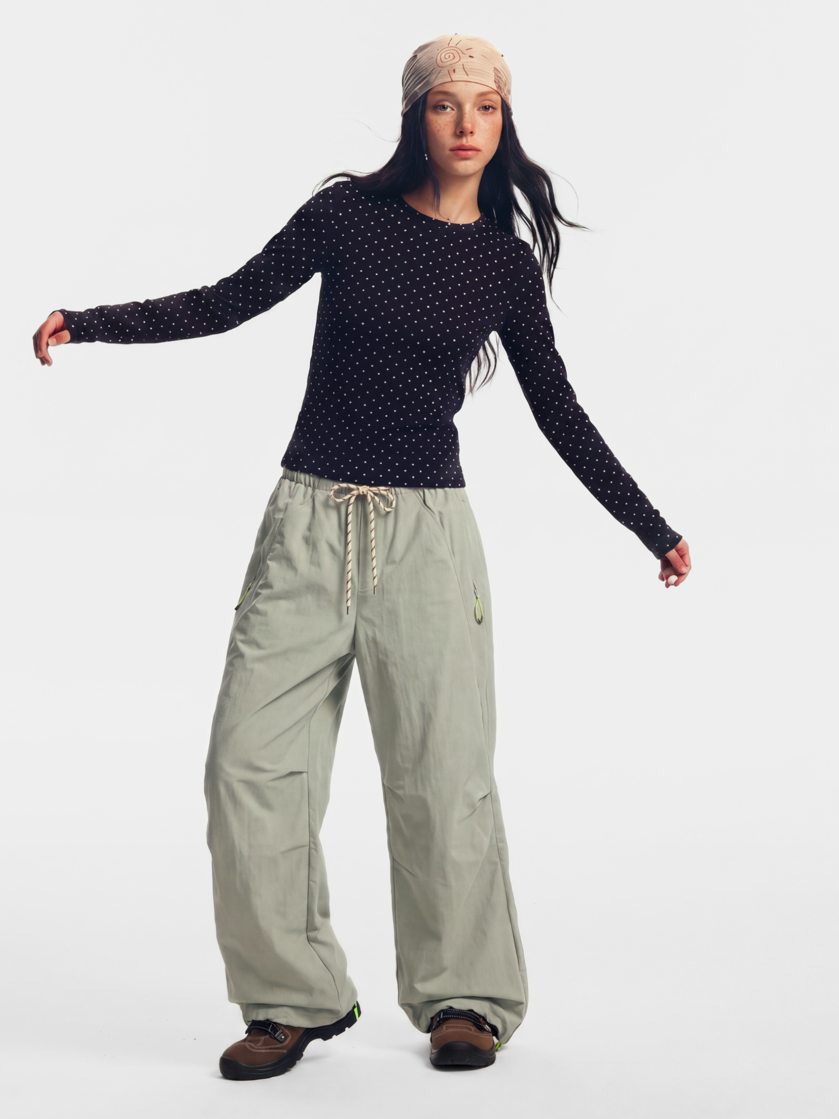 PaleGrid - Women's Moisture-Wicking & Breathable Slim Fit Long Sleeve T-Shirt