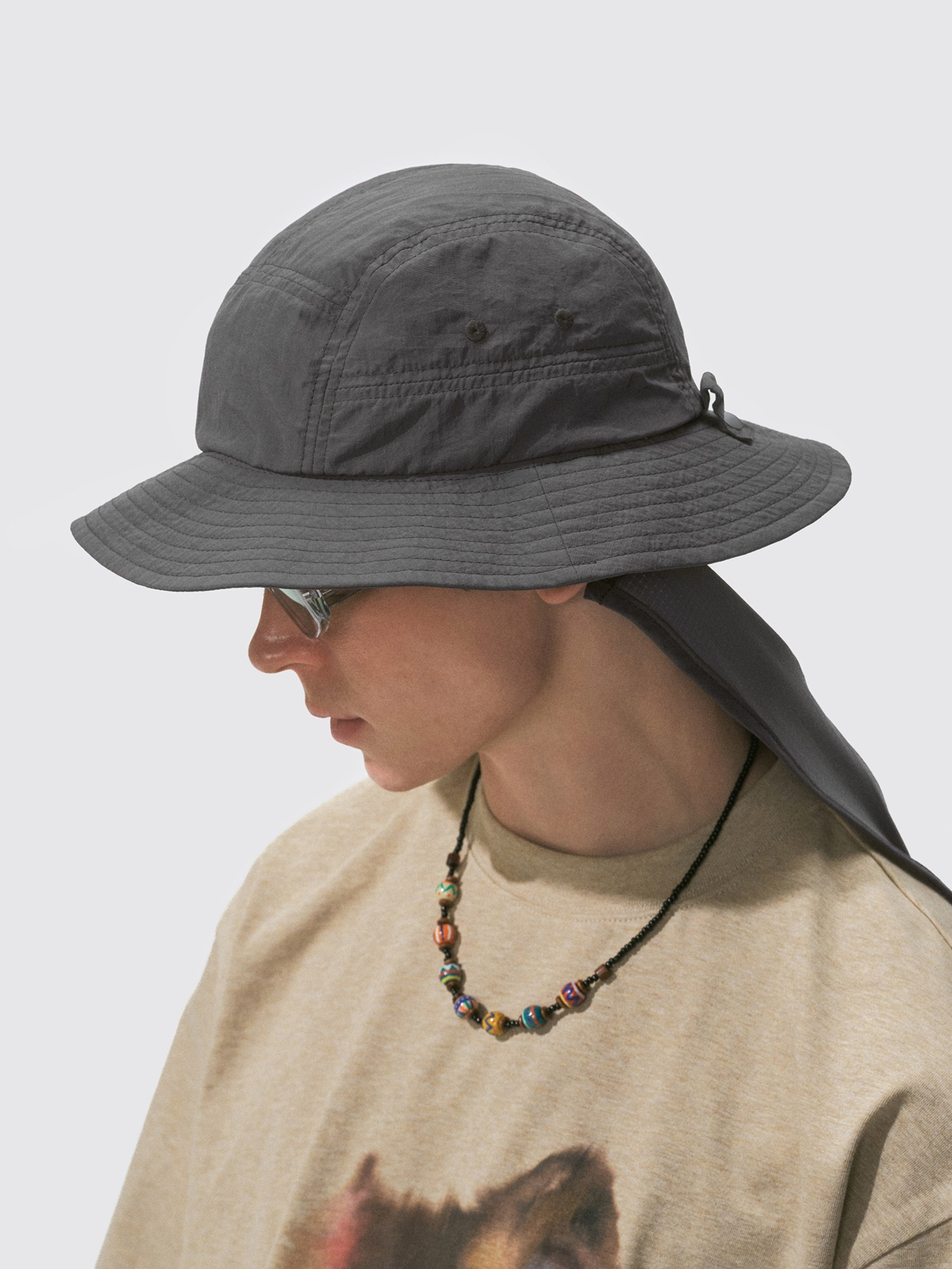 Driftclaw - UV Protection Detachable Neck Sun Flap Bucket Hat