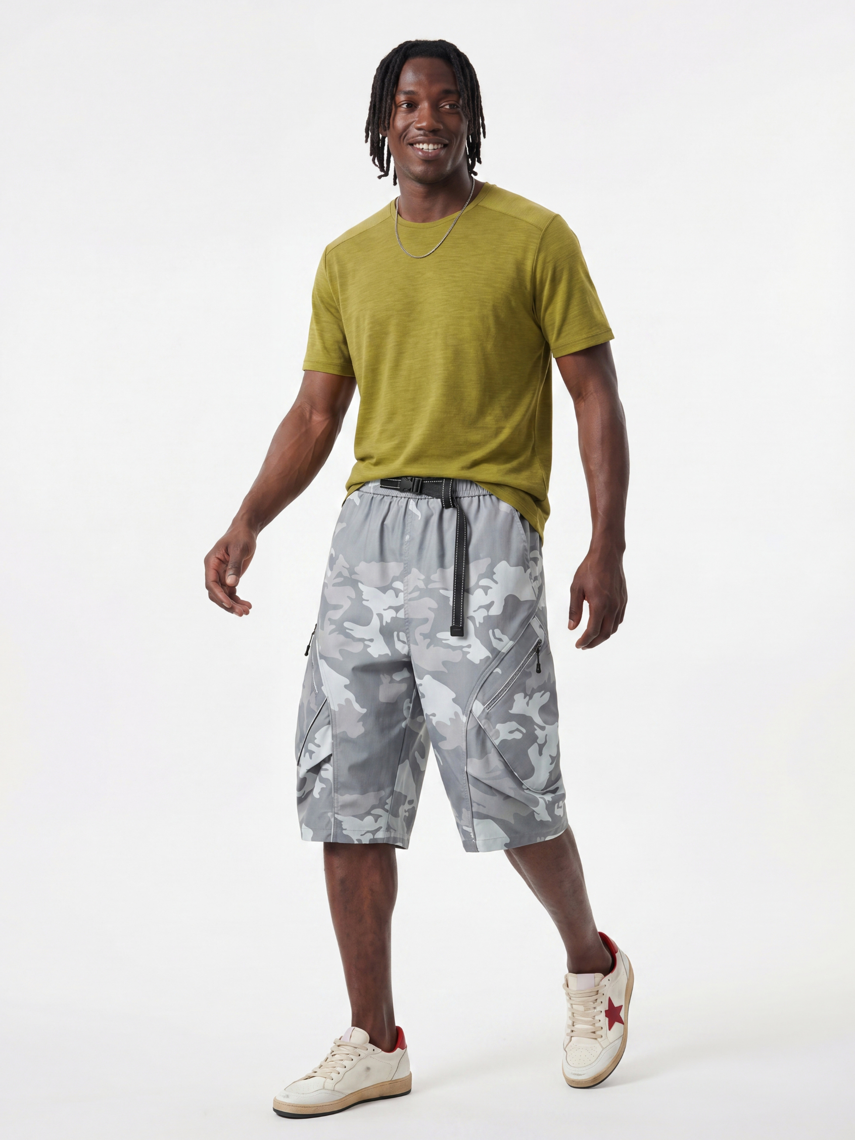 CamoDrift - Unisex UPF 50+ Water-Repellent Camo Wide-Leg Utility Pants