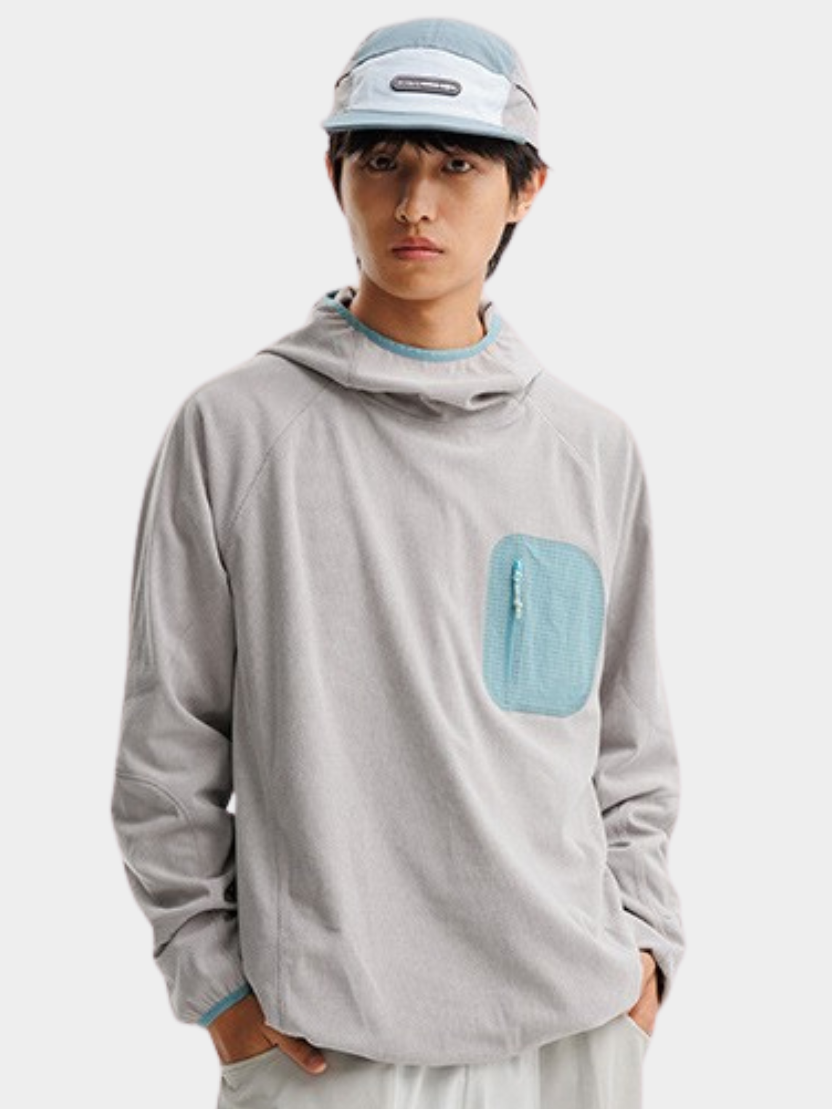 Crag - Moisture-Wicking High Neck Hoodie Base Layer