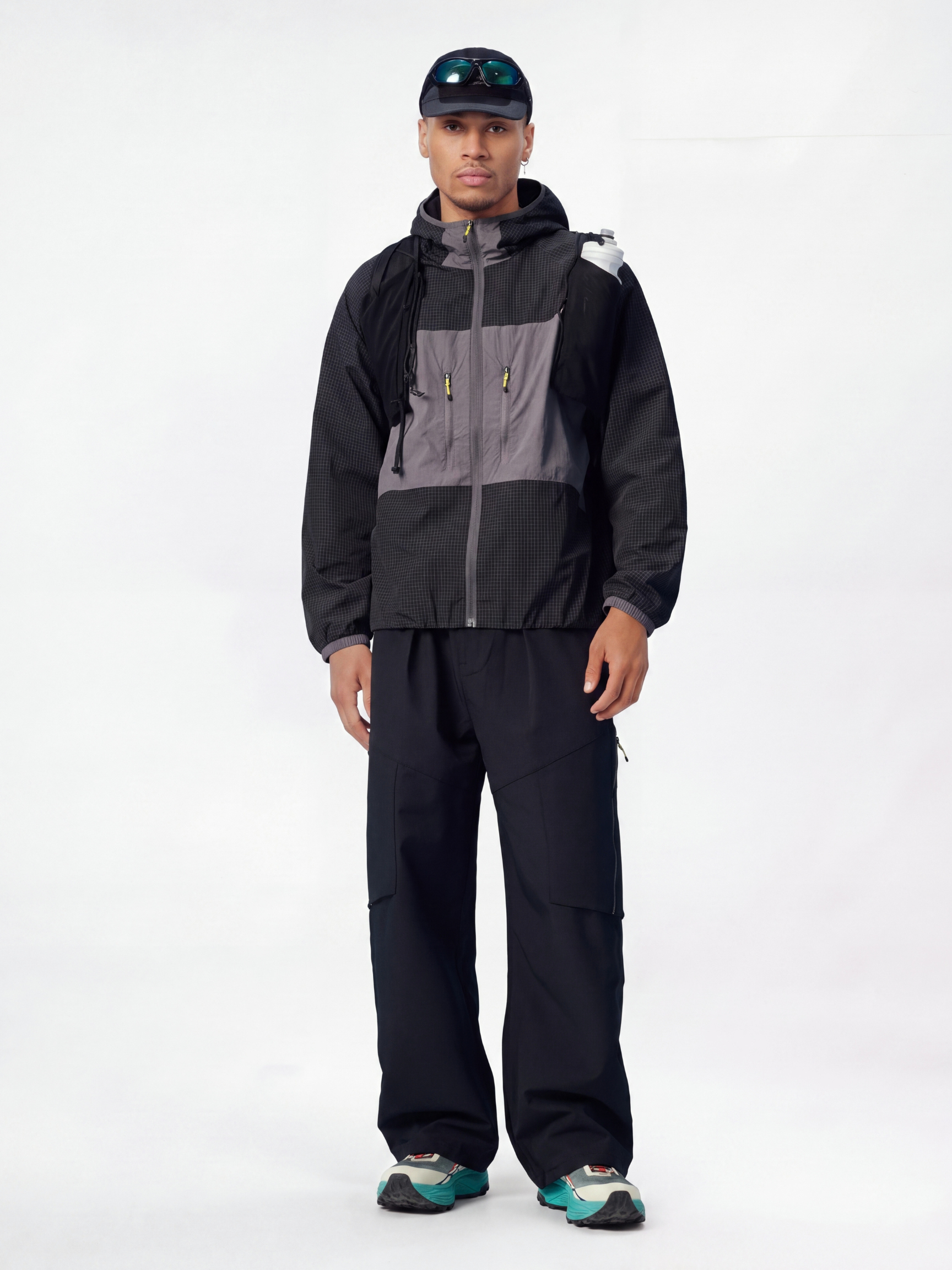 LiteVeil - Water-Repellent Lightweight Breathable Color-Block Jacket