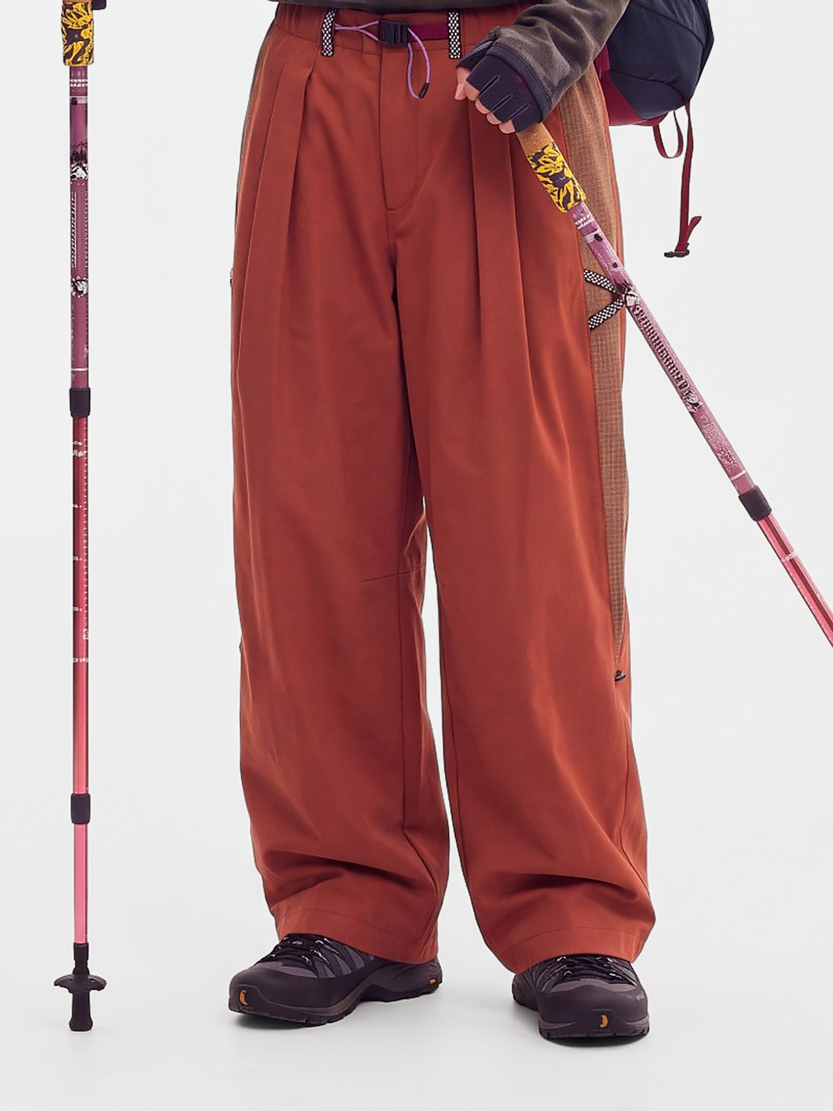 SplitDrift - Unisex Water-Repellent Lightweight Stretch Wide-Leg Outdoor Pants