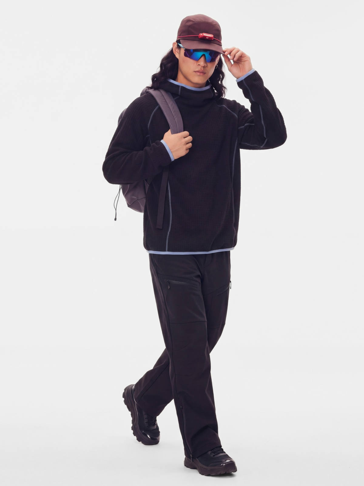 AlpineShift - Men's Windproof Fleece-Lined Side-Zip Softshell Pants