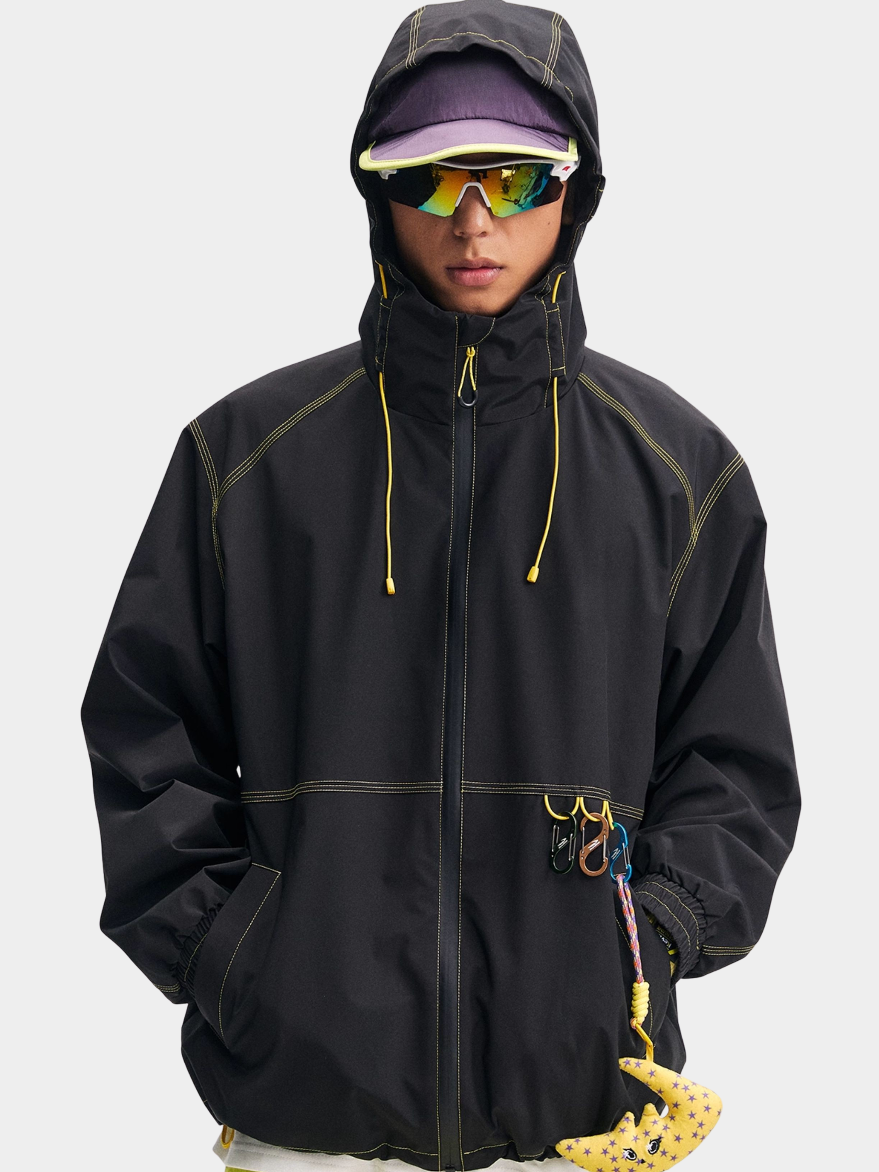EchoDeck - Teflon® Triple-Defense Colorblock Drawstring Jacket