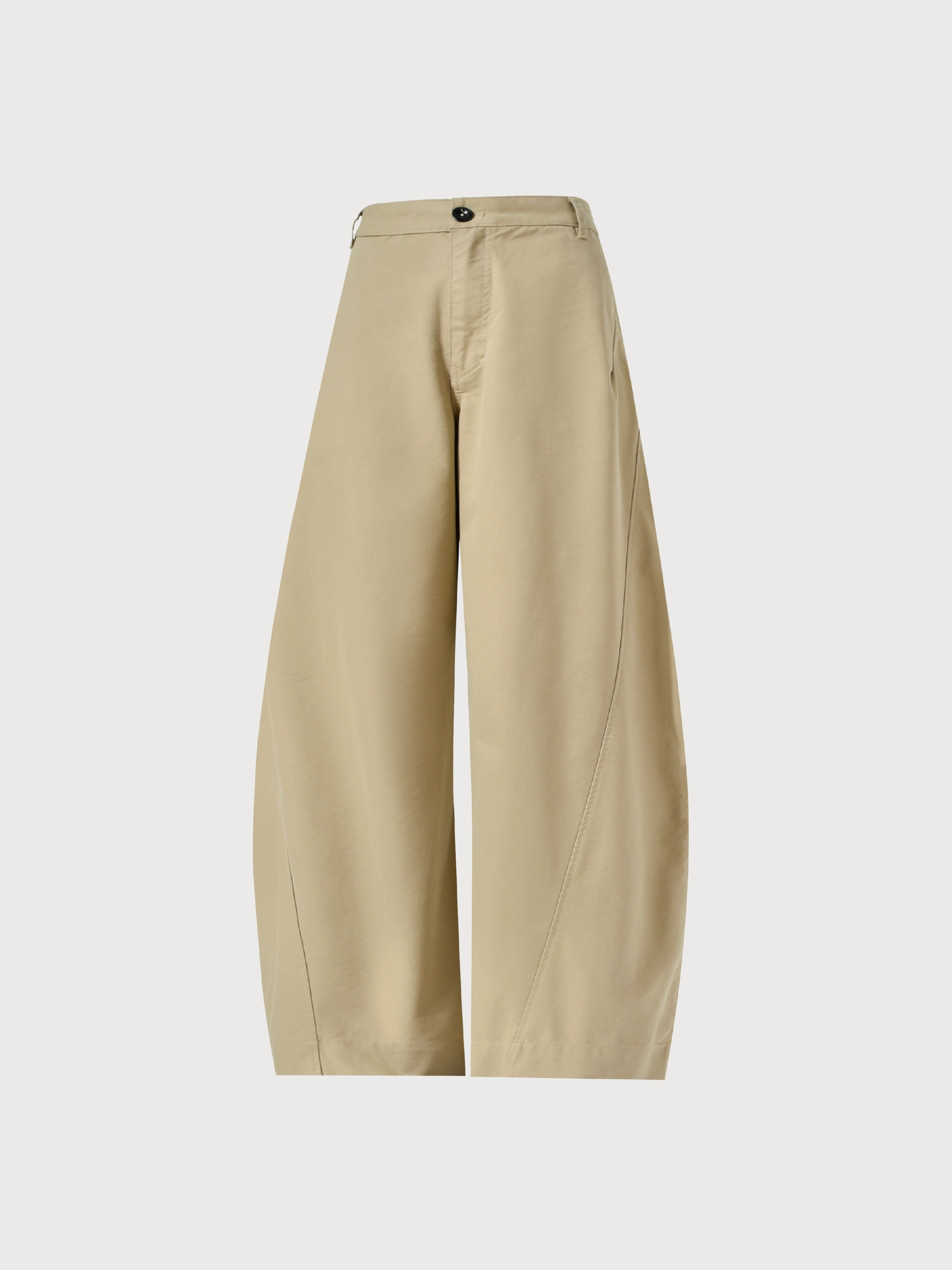 EagleView - Unisex Minimalist Wide-Cut Bamboo Wool Curved Pants