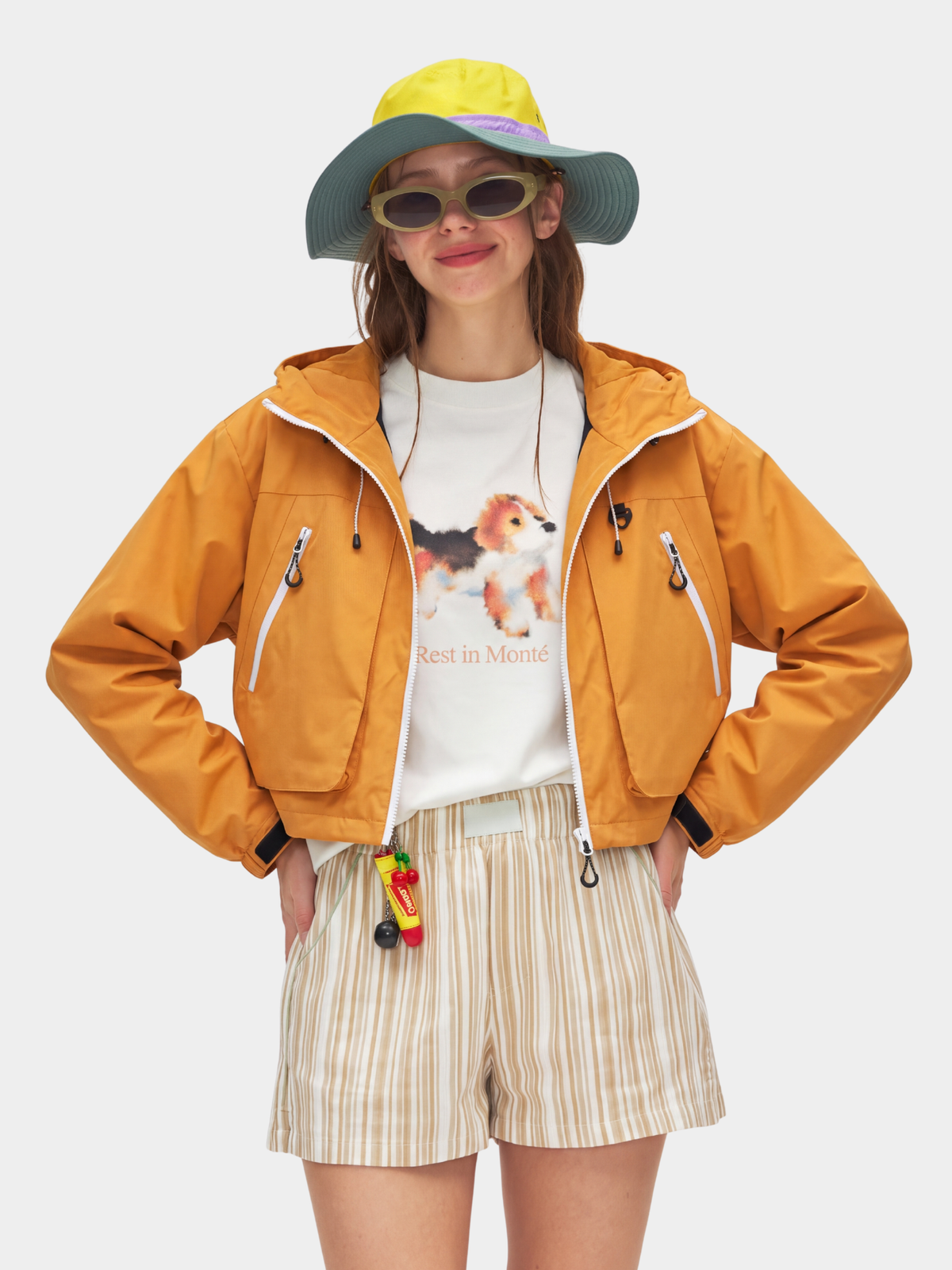 Castgear - Women's Water-Repellent Breathable Cropped Jacket