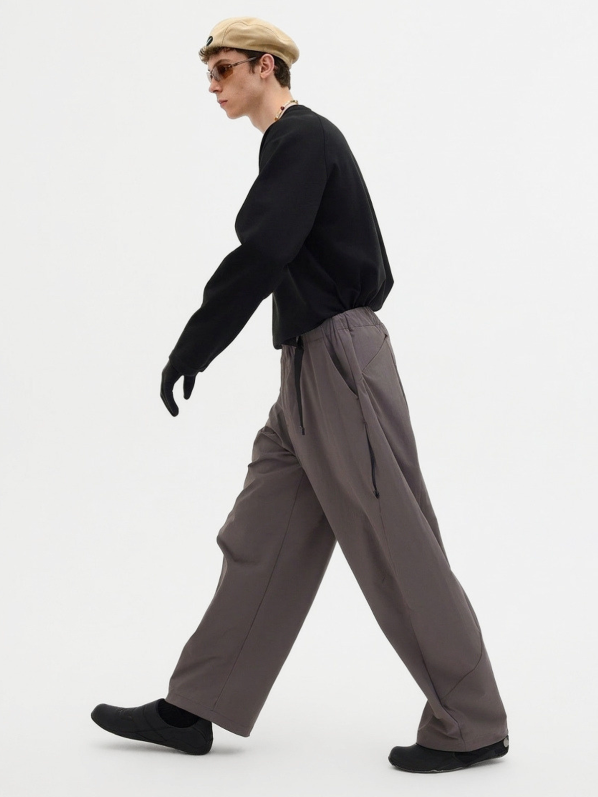 WrapMist - Breathable Cool-Touch Antibacterial Curved-Leg Utility Pants