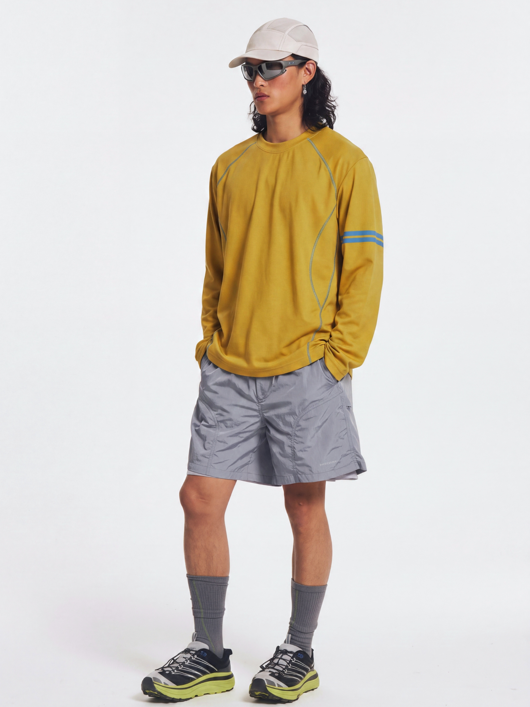QuietMove - Unisex Crew Neck Long Sleeve Athletic T-Shirt