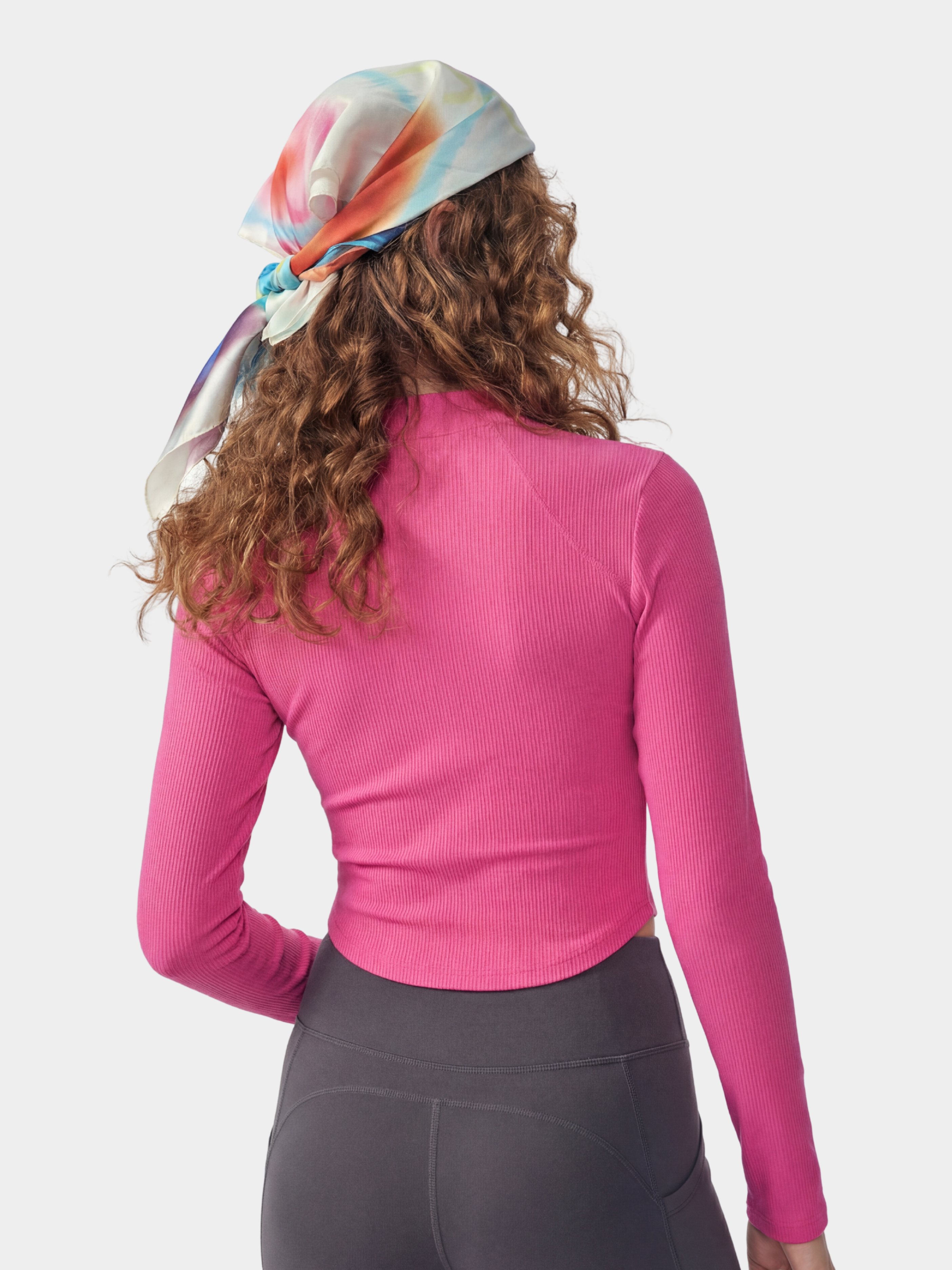 Canyonnest - Women's Fleece-Lined Curved-Hem Long Sleeve Top