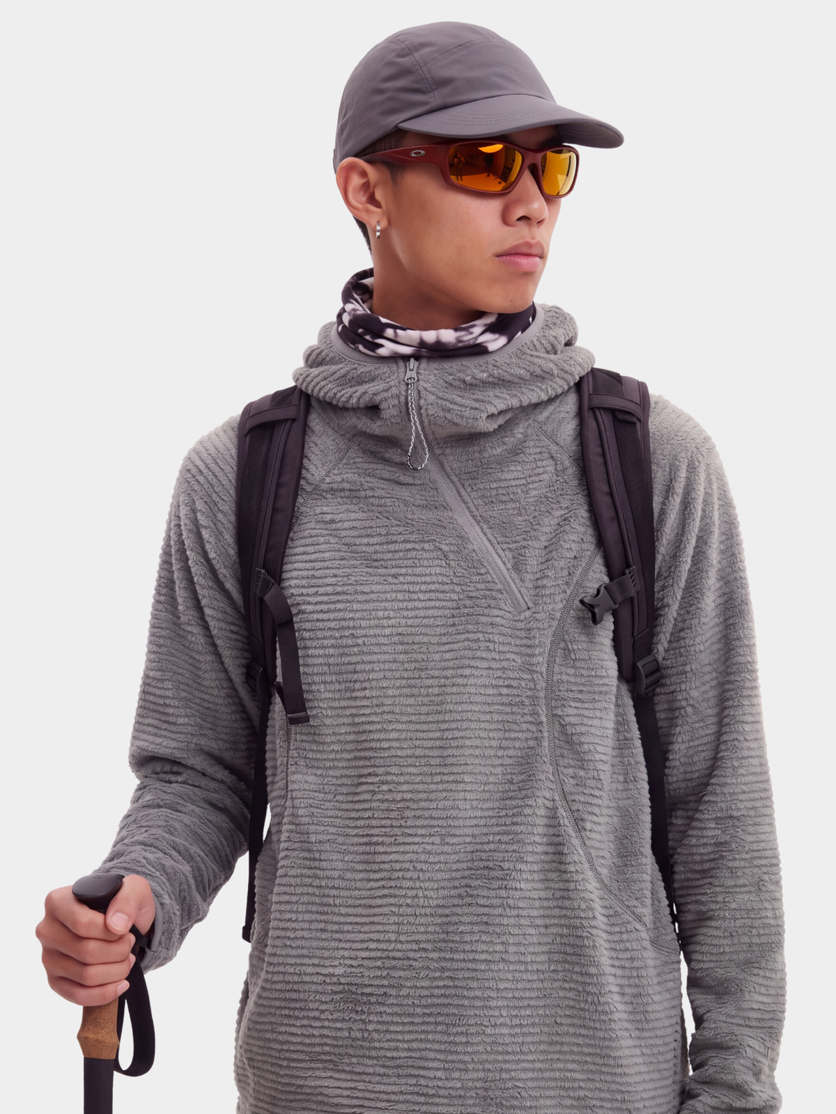 LiteMist - Lightweight Textured Fleece Half-Zip Sweatshirt