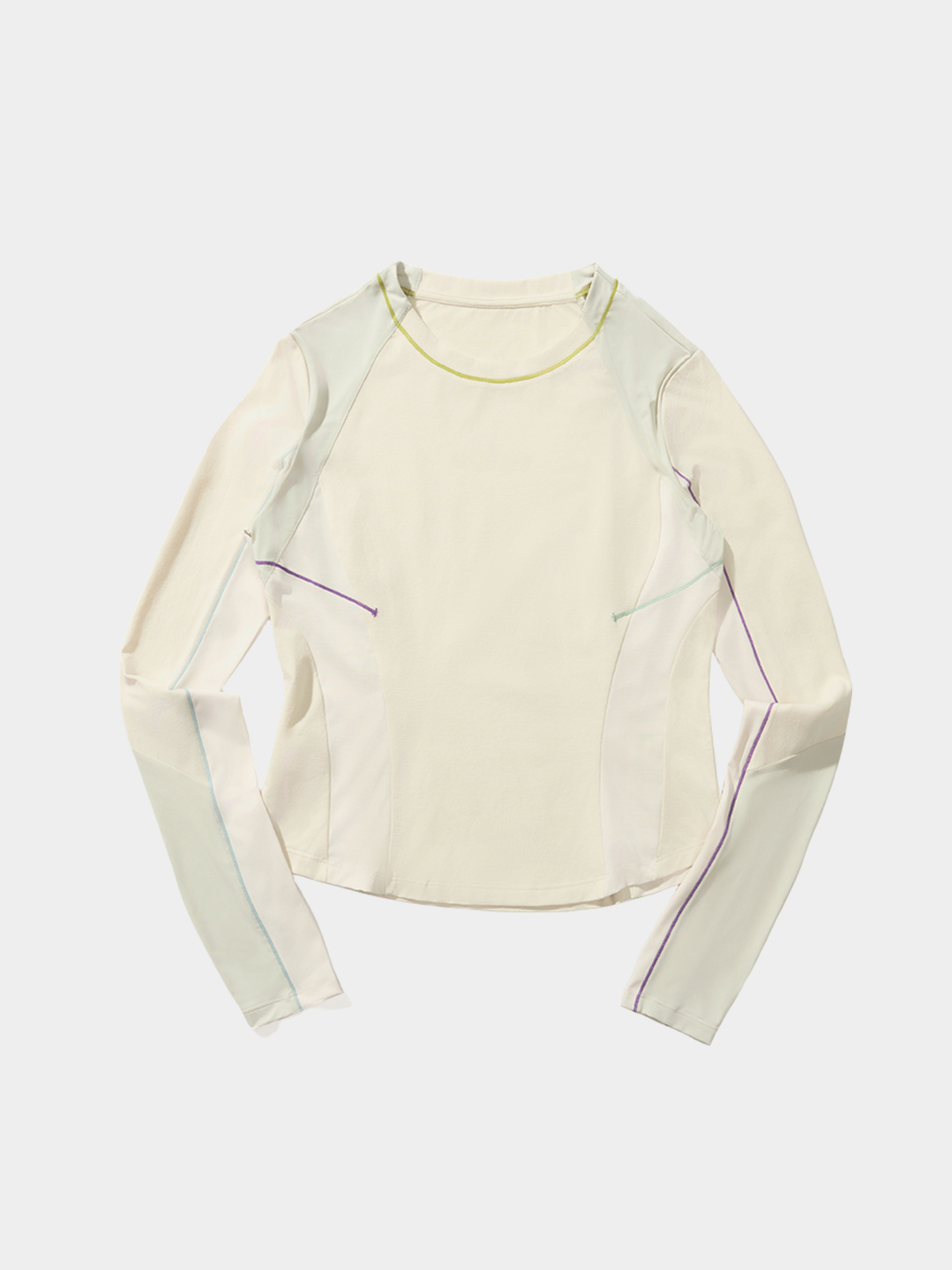 Aquafall - Women's 5A Antibacterial Colorblock Slim Fit T-Shirt