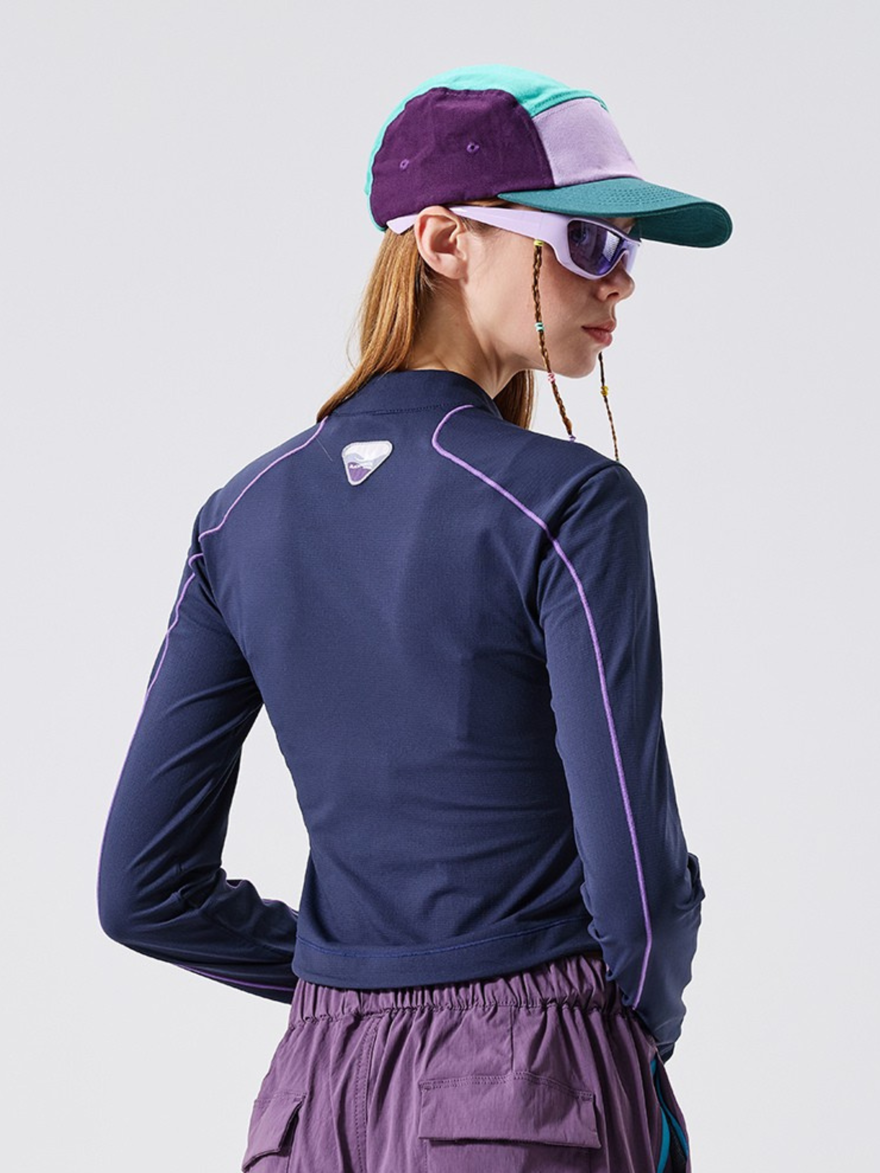 Frostthorn - Women's Half-Zip Mock Neck Yoga & Training Long Sleeve Tee