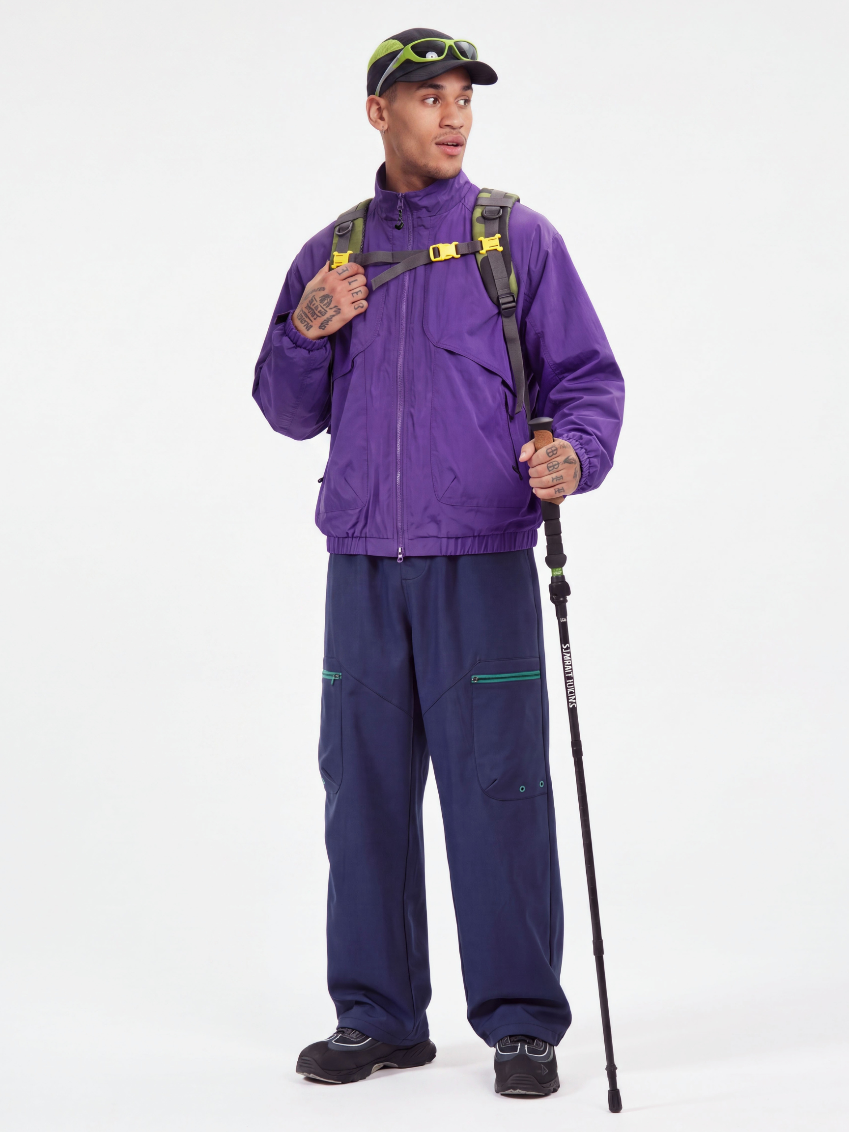 SkyVeil - Lightweight Water-Repellent Stand Collar Jacket
